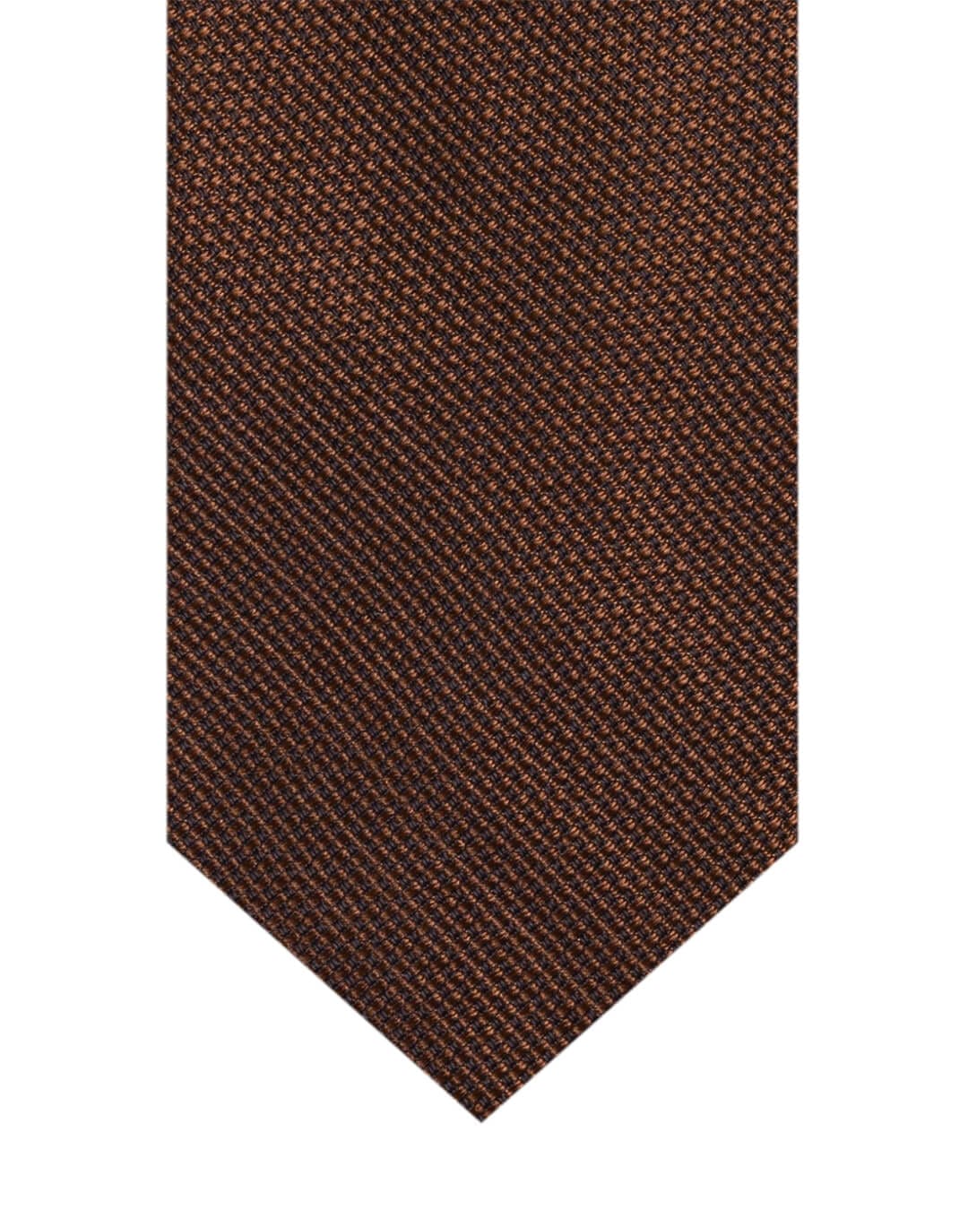 Gagliardi Rust Basketweave Italian Silk Tie