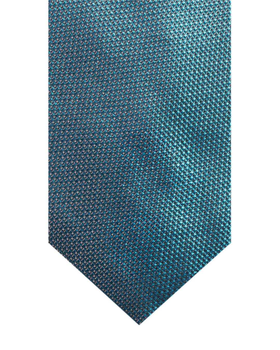 Teal Basketweave Italian Silk Tie