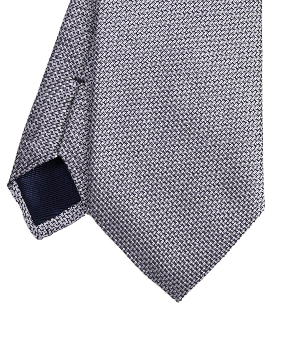 Gagliardi Grey Basketweave Italian Silk Tie