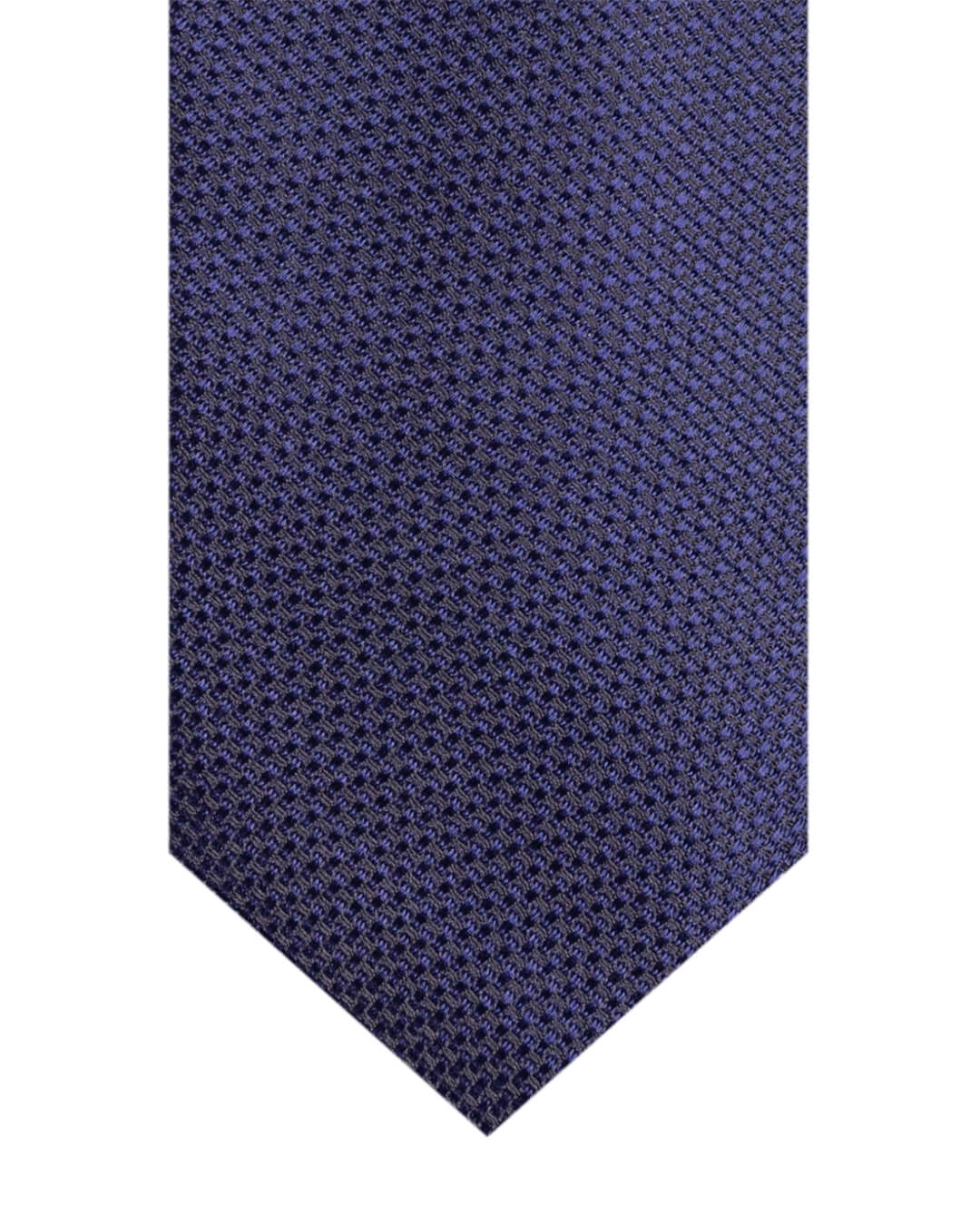 Gagliardi Navy Basketweave Italian Silk Skinny Tie