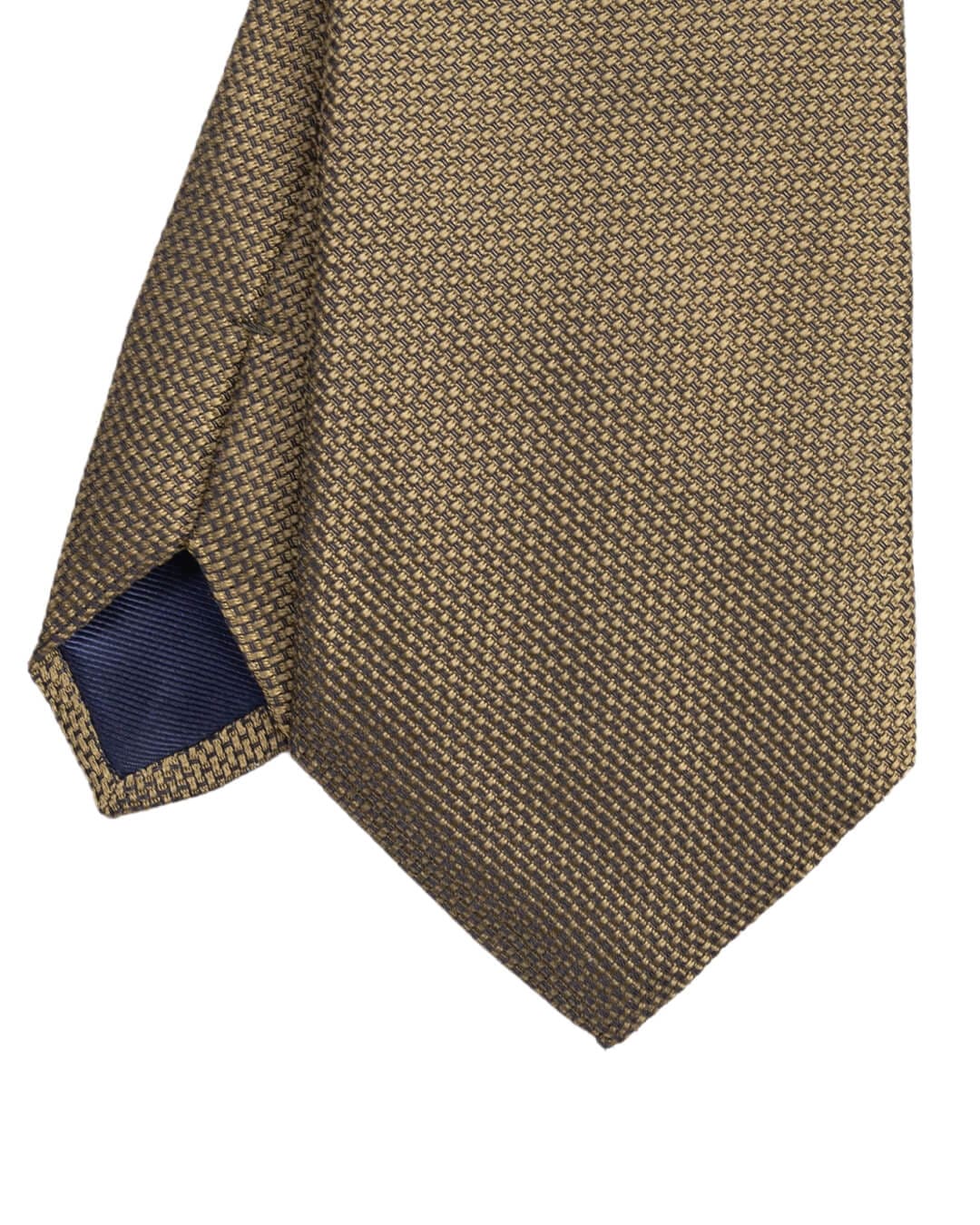 Gagliardi Olive Basketweave Italian Silk Tie