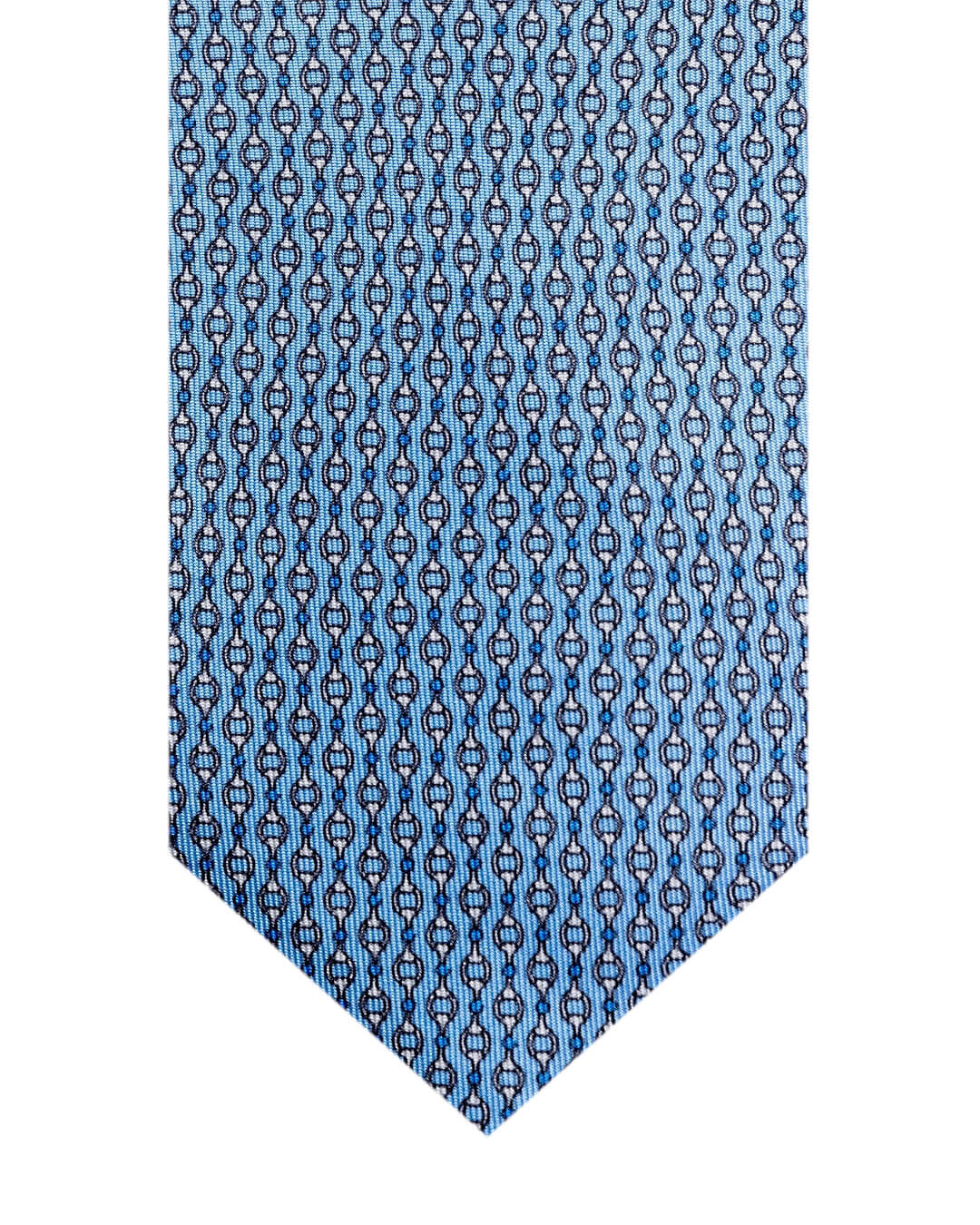 Sky Horse Bit Print Italian Silk Tie