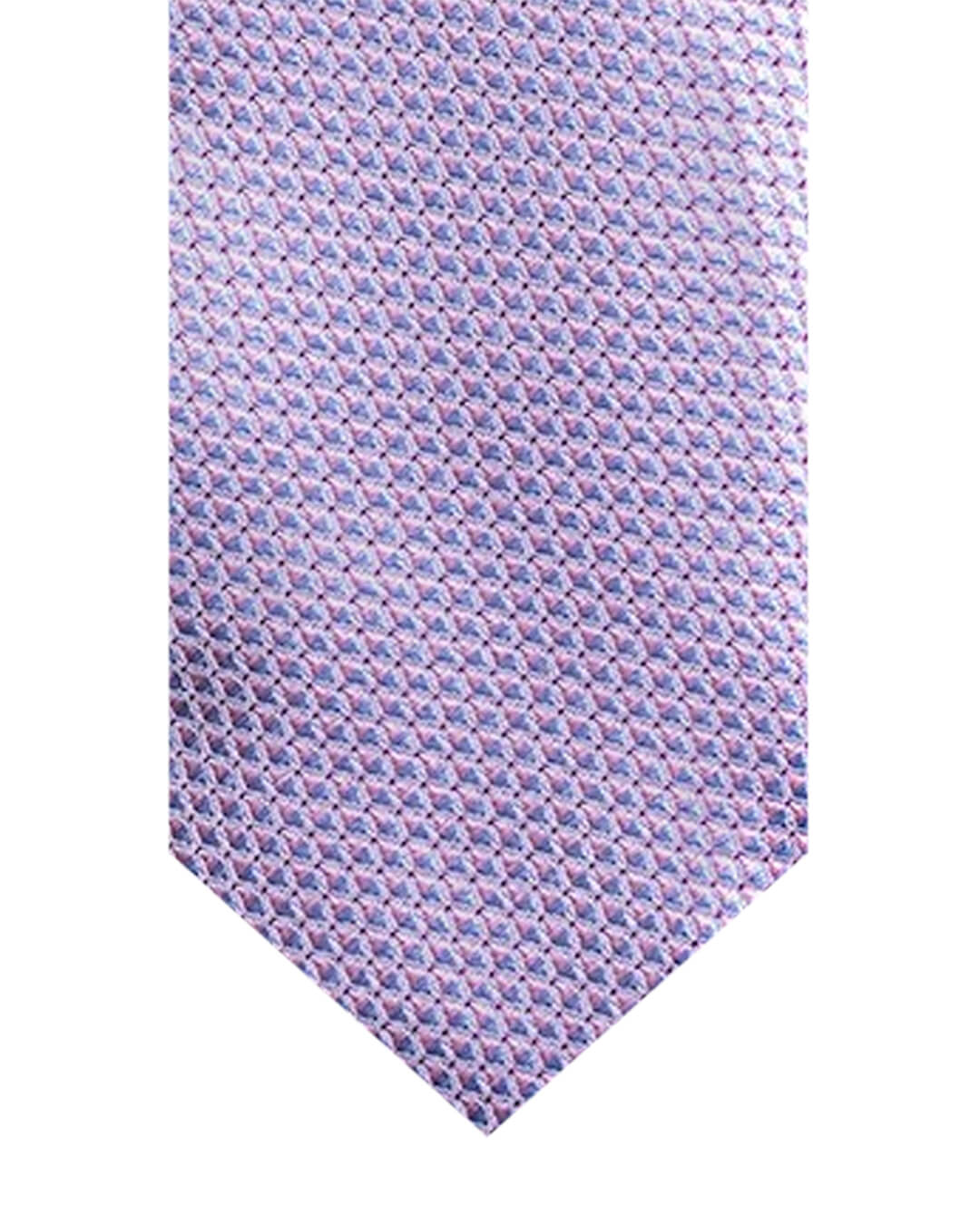 Pink Diamond Weave Italian Silk Skinny Tie