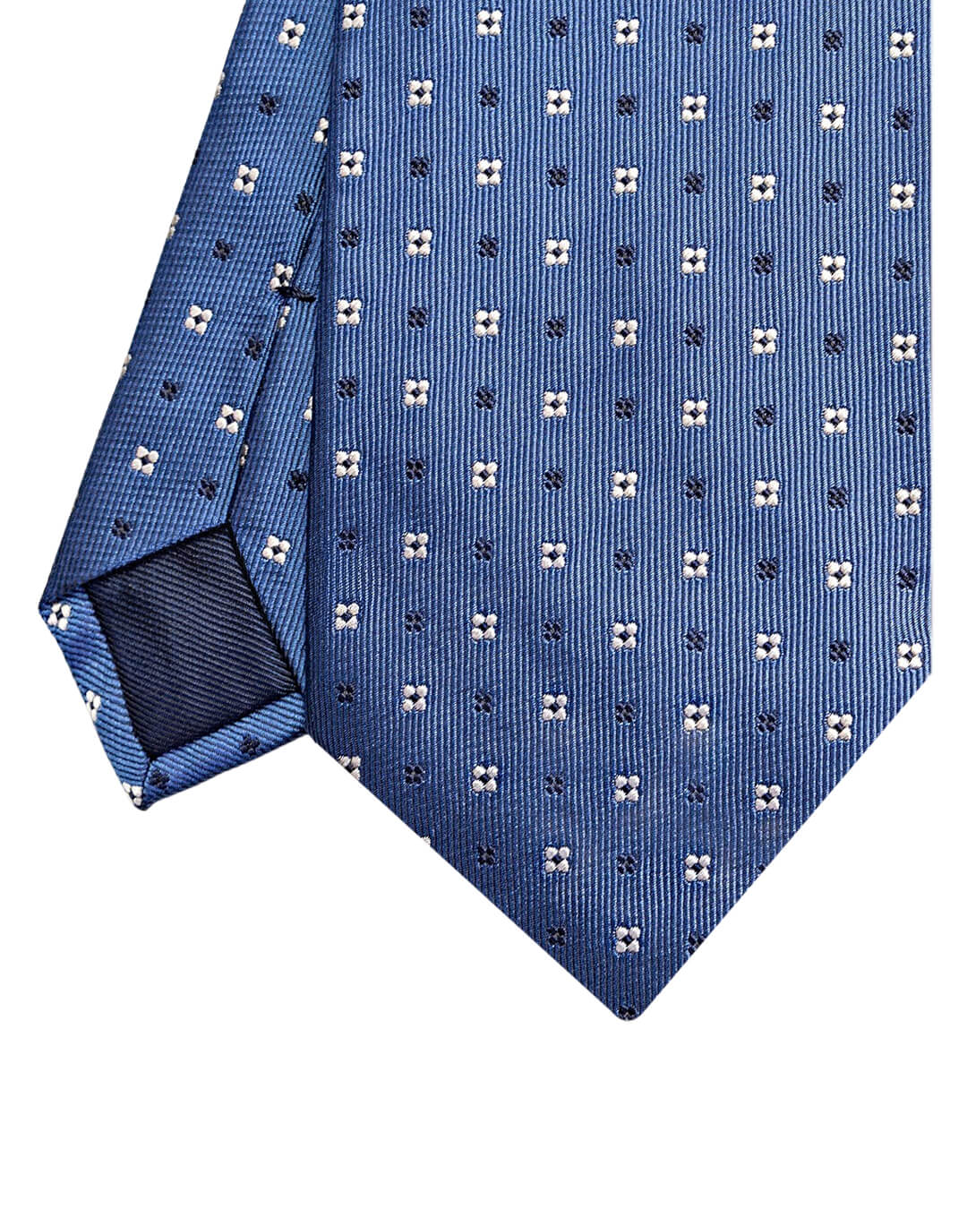 Blue Mini Floral Italian Silk Tie