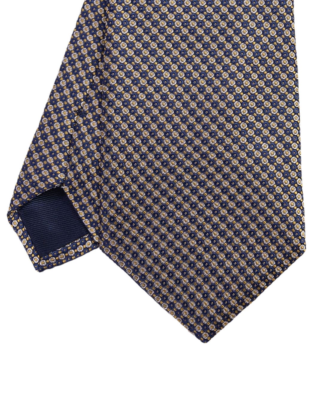 Gagliardi Yellow Circles Italian Silk Tie