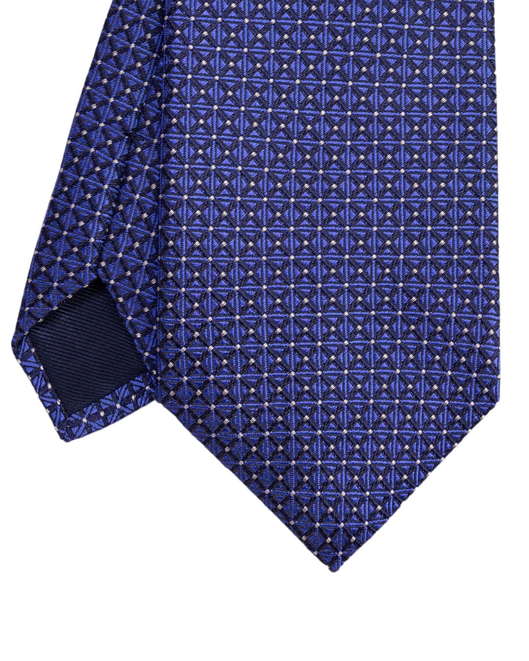 Gagliardi Royal Blue Boxes Italian Silk Tie