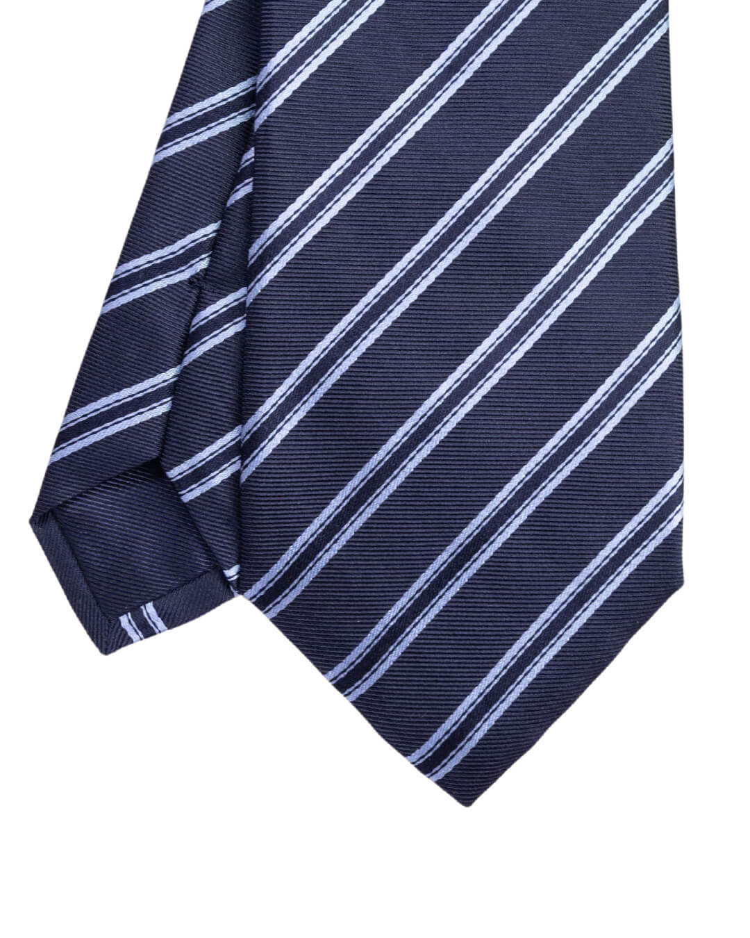 Gagliardi Navy Striped Italian Silk Tie