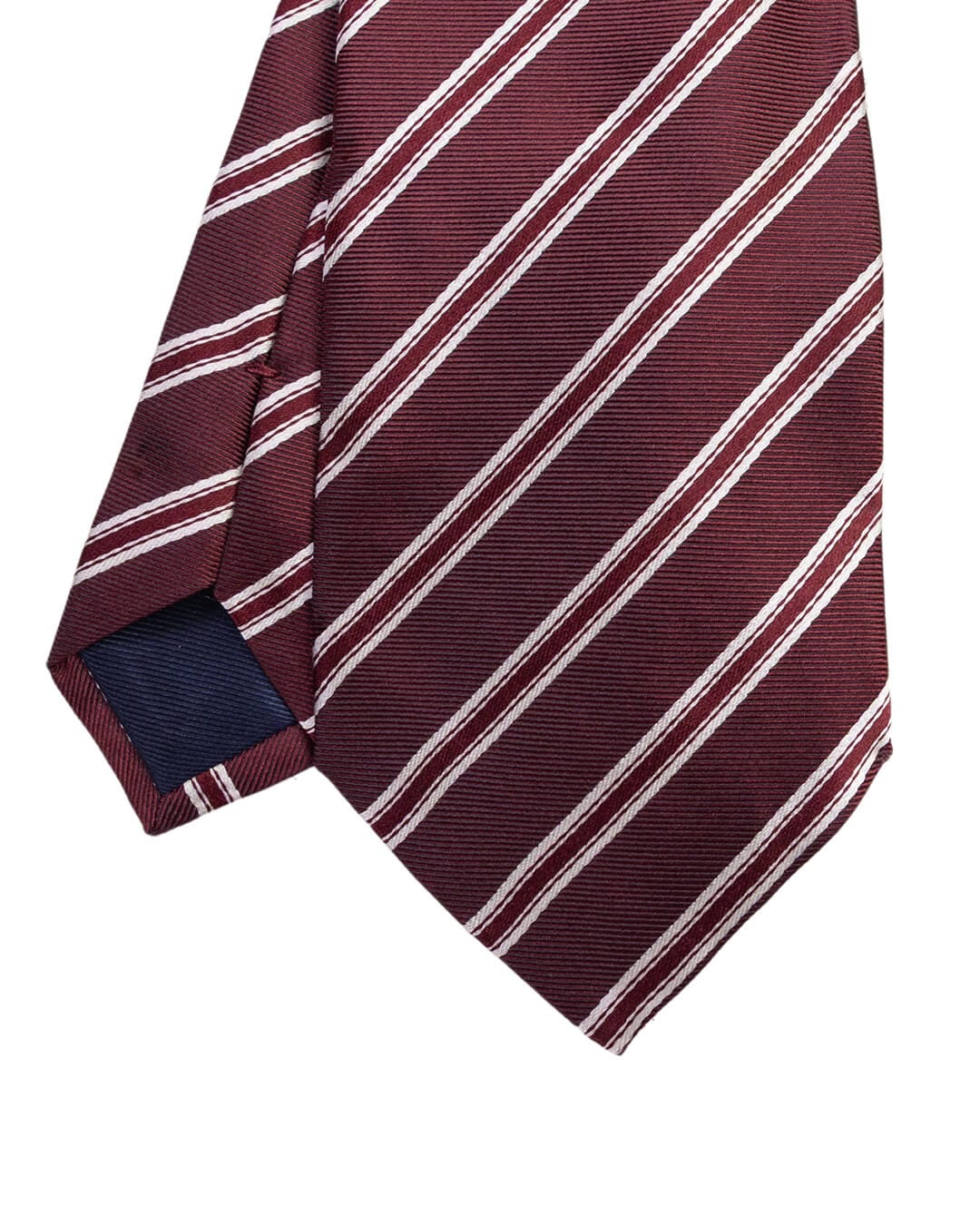 Gagliardi Red Striped Italian Silk Tie