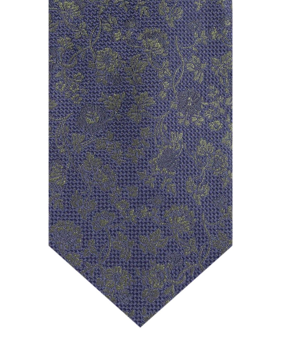 Gagliardi Green Floral Italian Silk Tie
