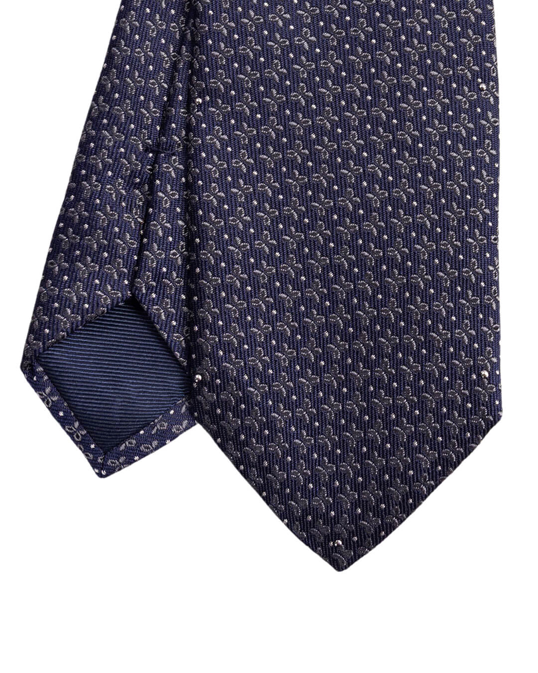Gagliardi Grey Bows Italian Silk Skinny Tie