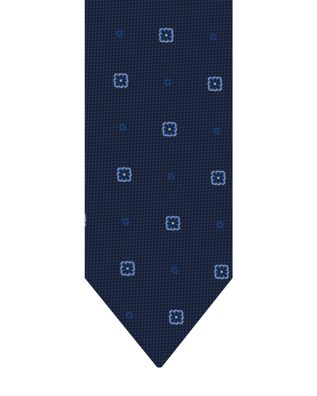 Gagliardi Blue Tie Italian Silk Basketweave Motif
