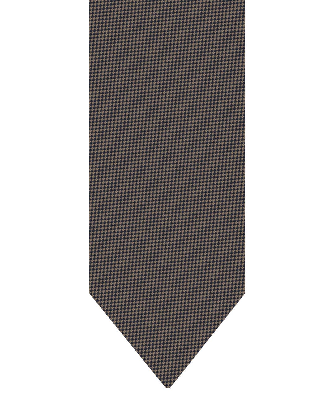 Gagliardi Beige Tie Italian Shantung Silk Basketweave
