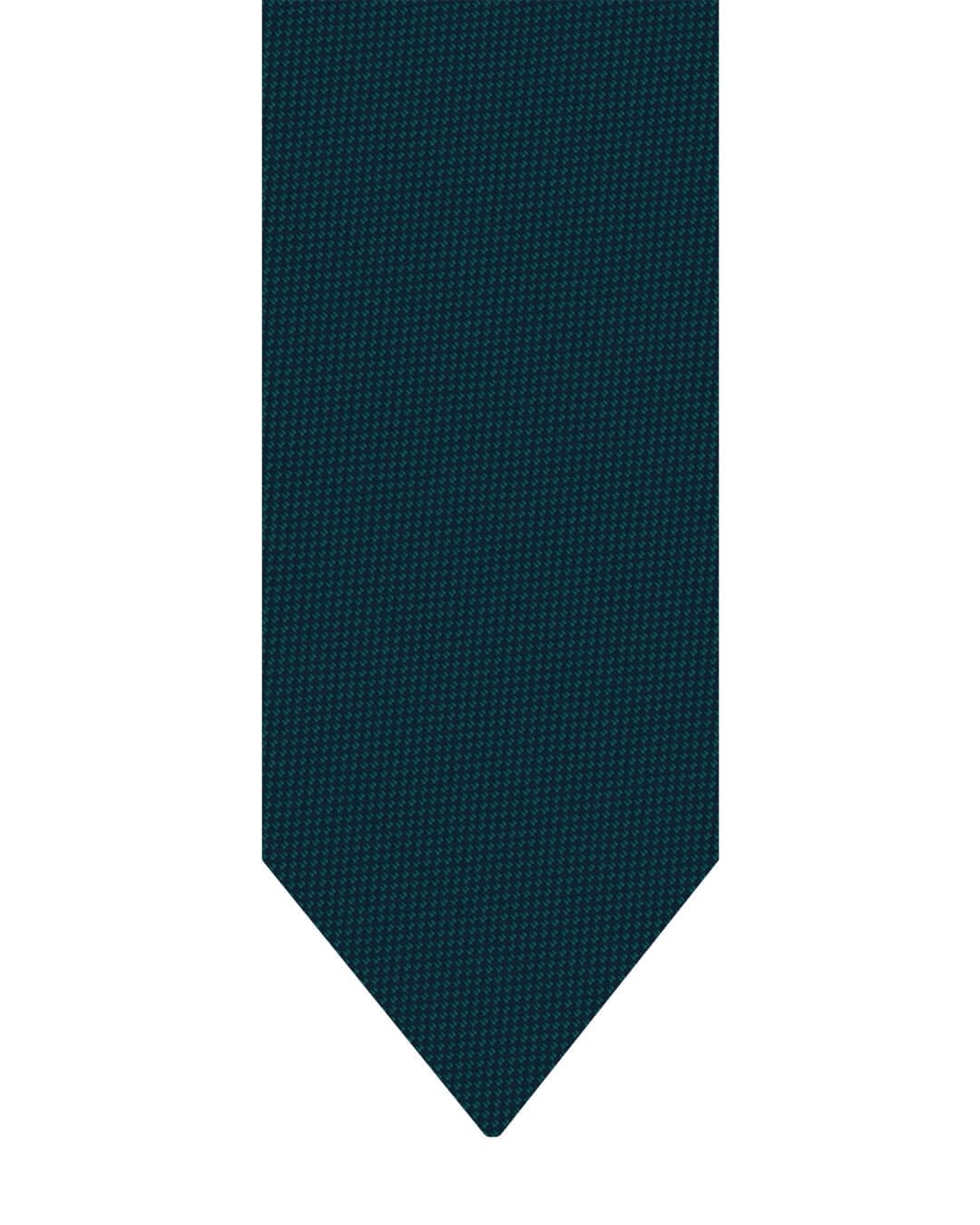 Gagliardi Green Tie Italian Shantung Silk Basketweave