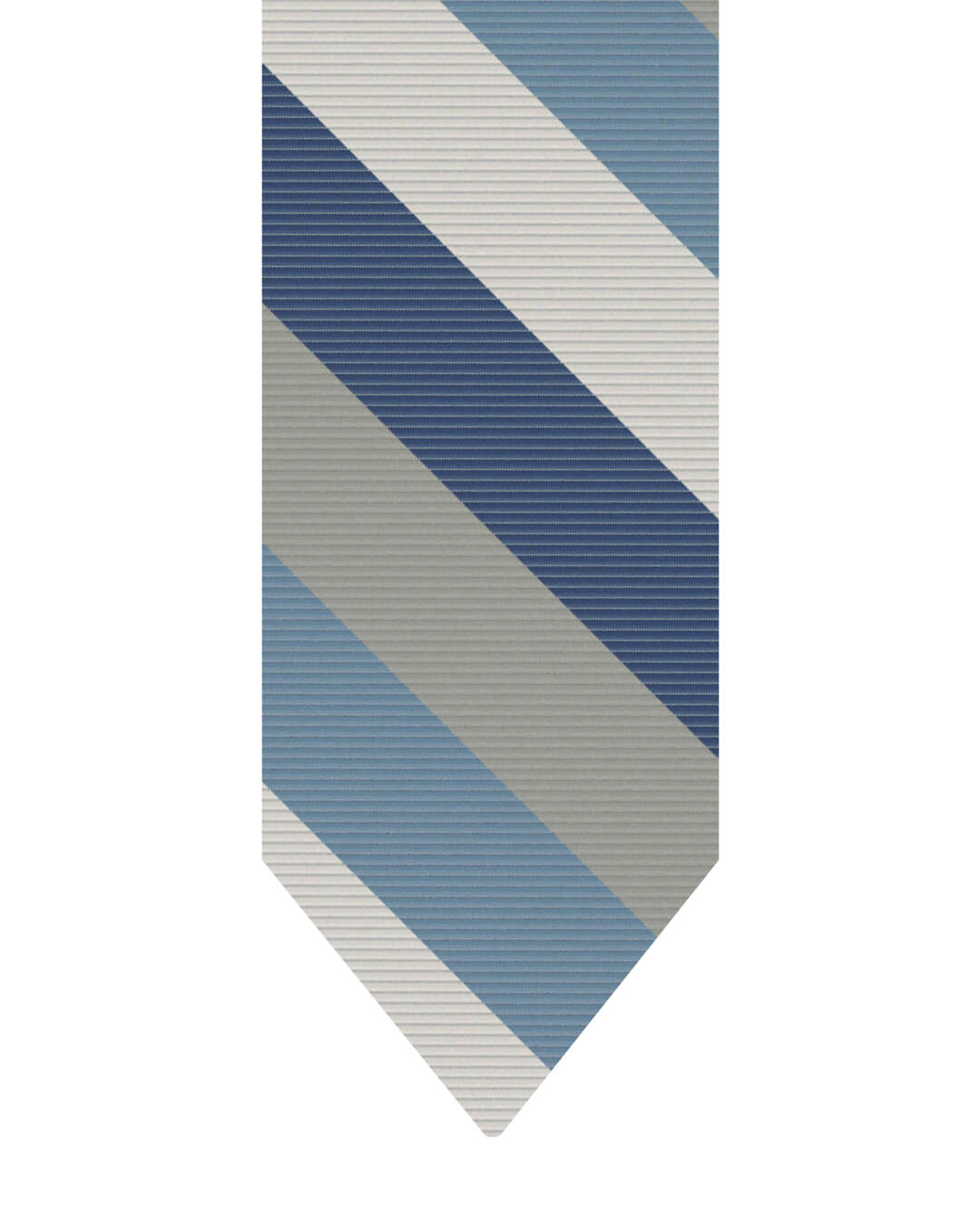 Gagliardi Blue Tie Italian Wool Twill Stripe