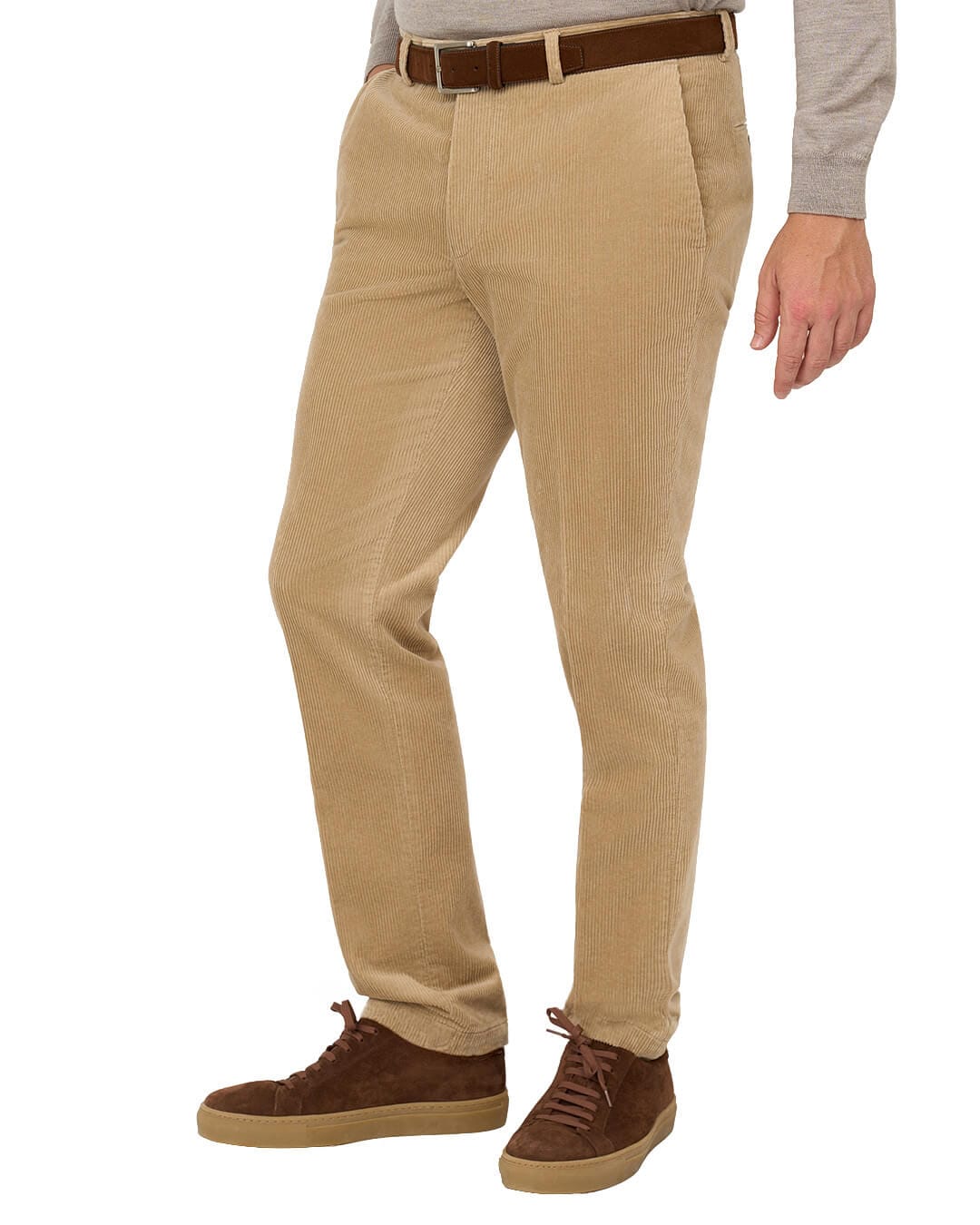 Gagliardi Beige Trousers Corduroy Cotton Stretch