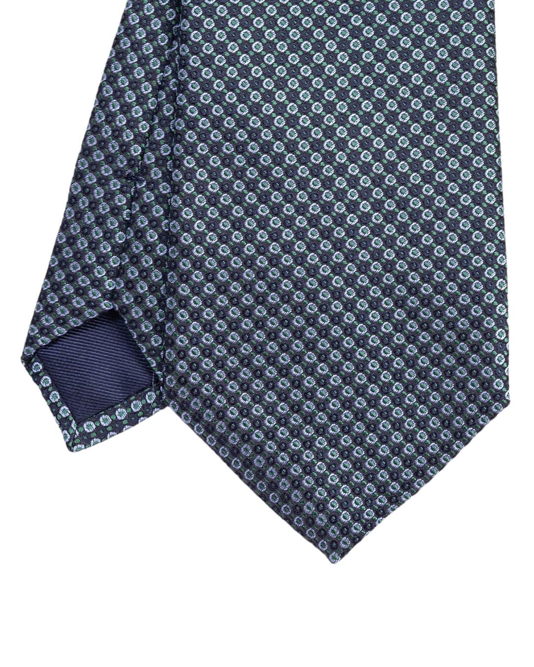 Gagliardi Green Circles Italian Silk Tie