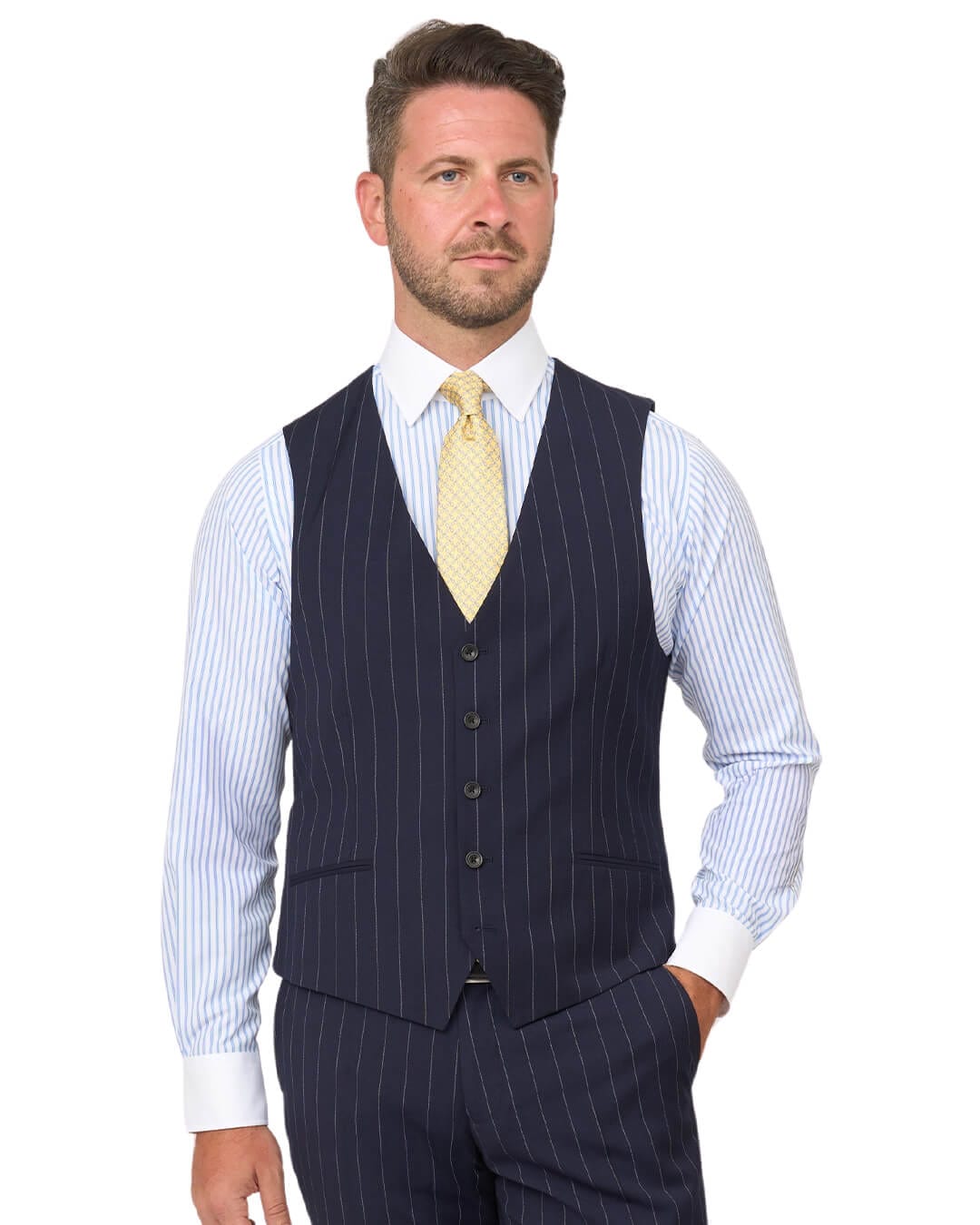 Gagliardi Navy Waistcoat