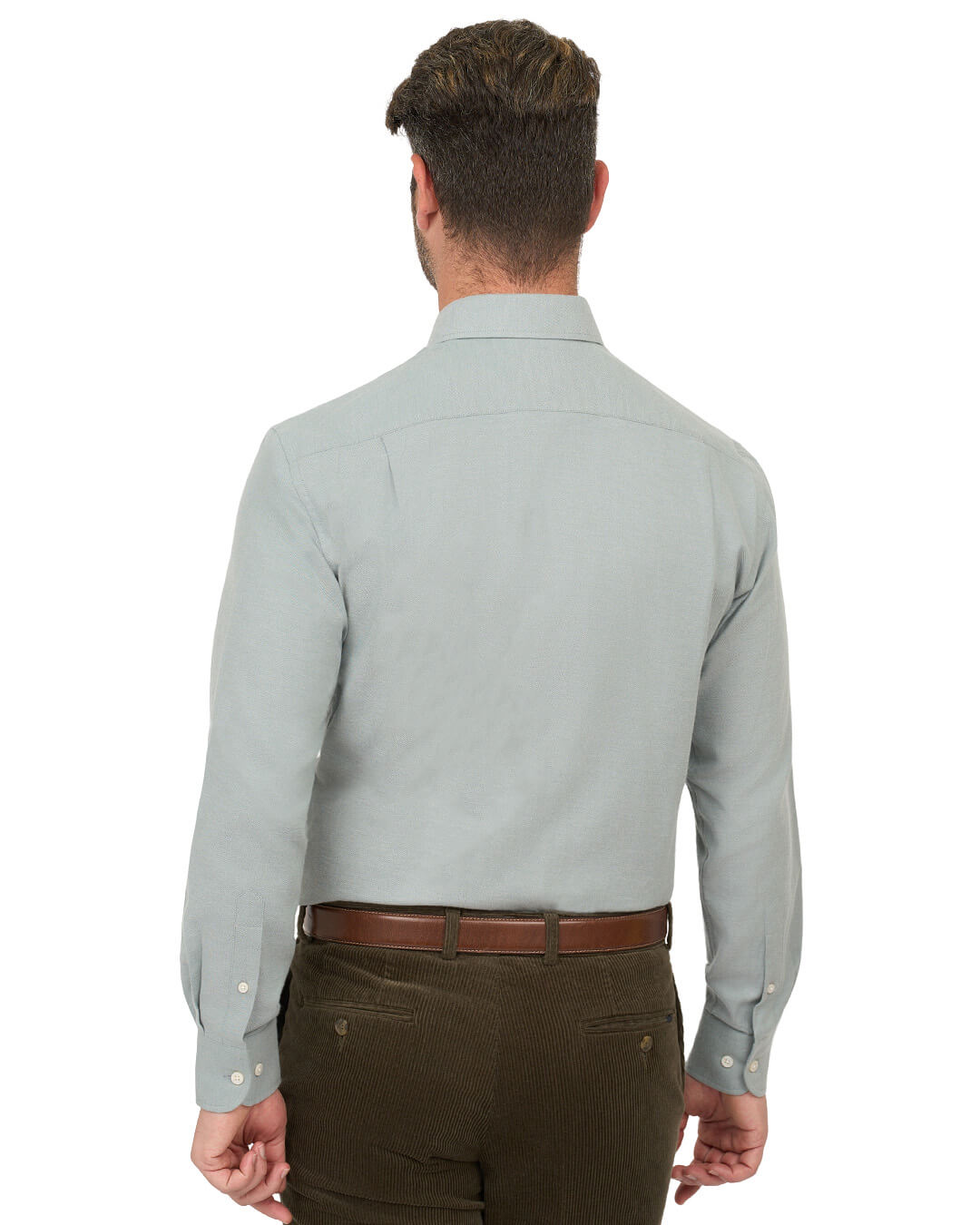 Gagliardi Sage Shirt Brushed Cotton