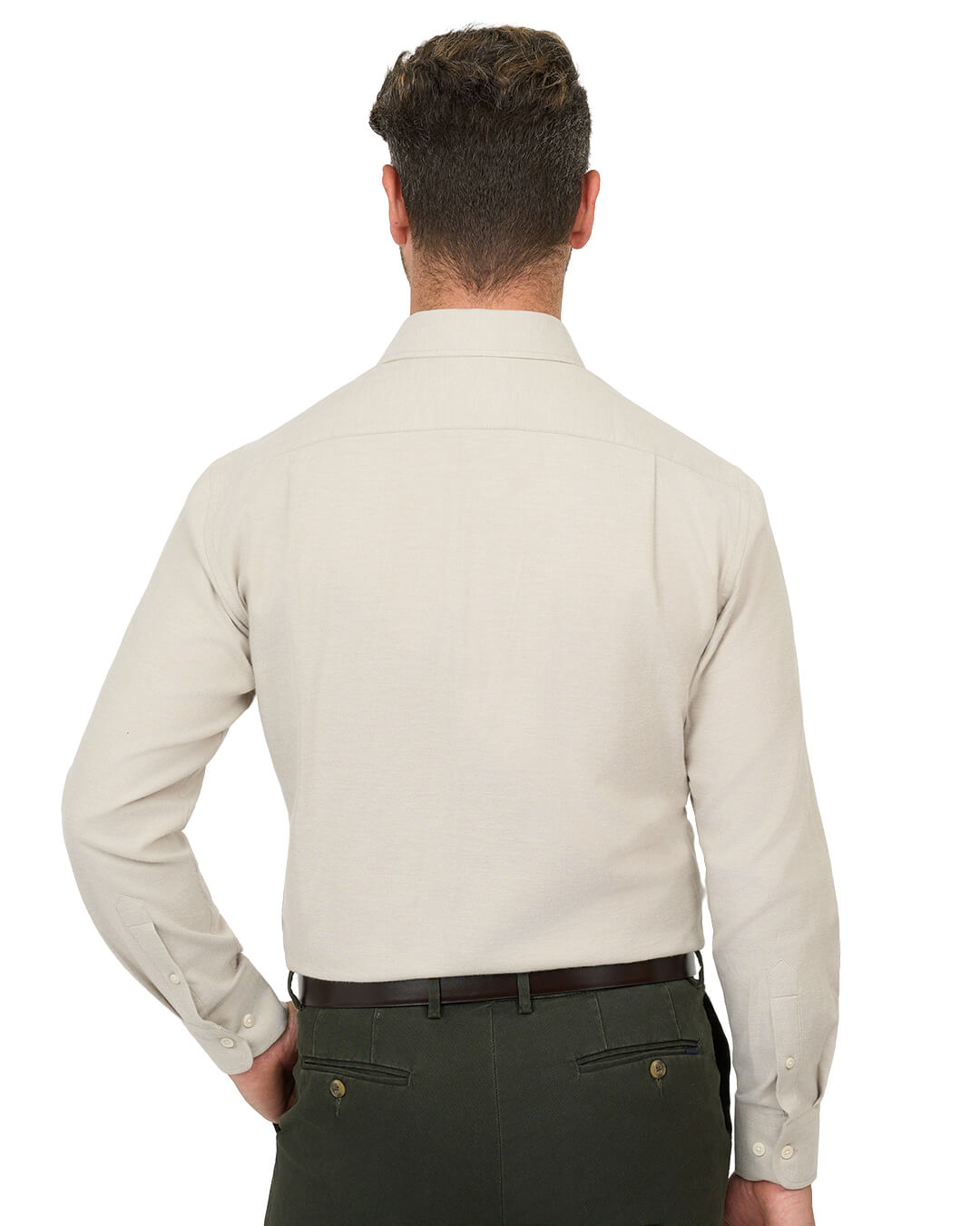 Gagliardi Stone Shirt Brushed Cotton