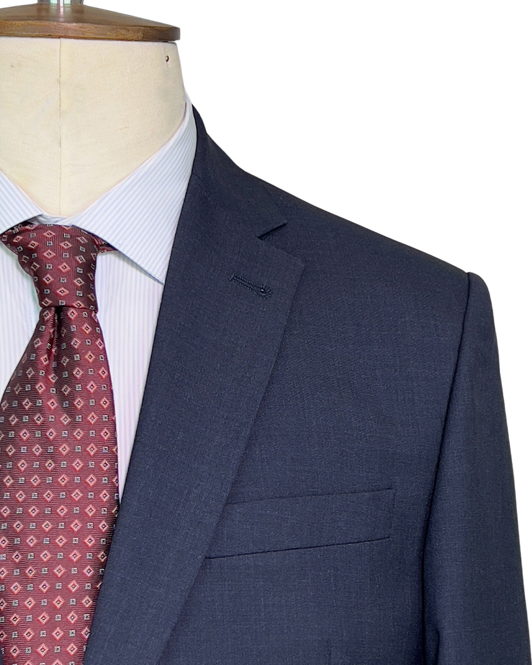 Navy Hand Stiched Suit
