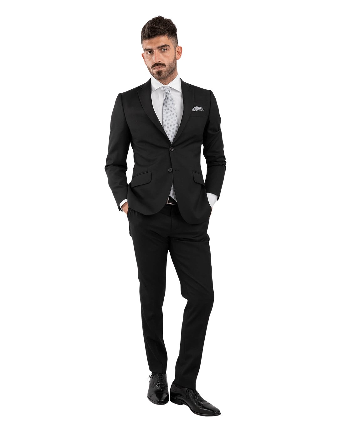 Black Travel Suit Jacket