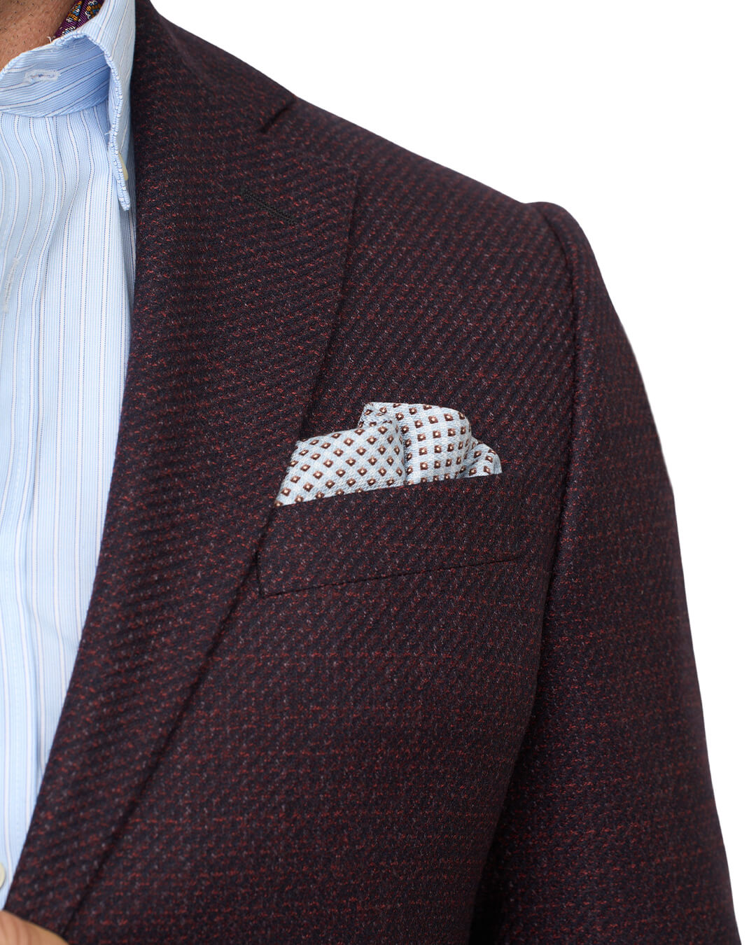 Gagliardi Burgundy Mouline Reda Jacket