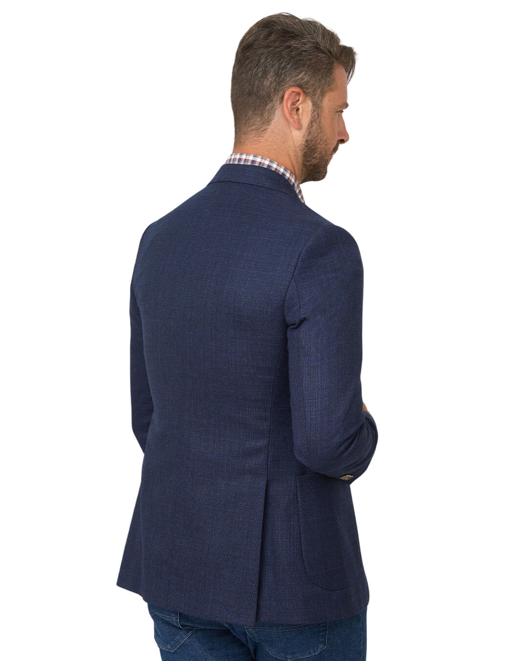 Gagliardi Blue Basketweave Reda Jacket