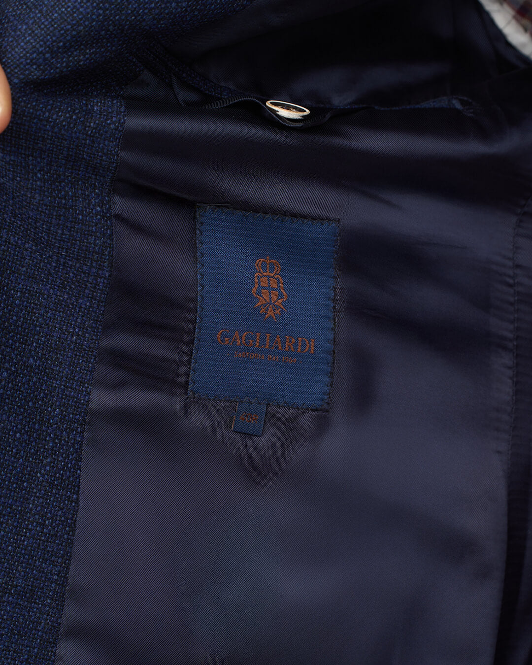 Gagliardi Blue Basketweave Reda Jacket