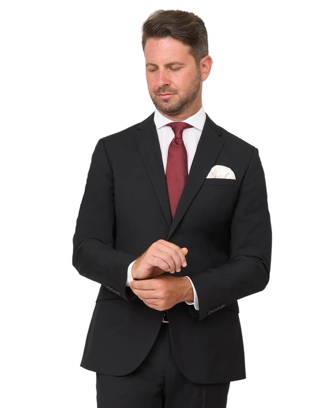 Black Machine Washable Suit