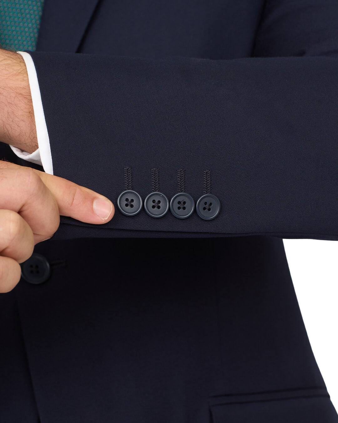 Navy Machine Washable Suit