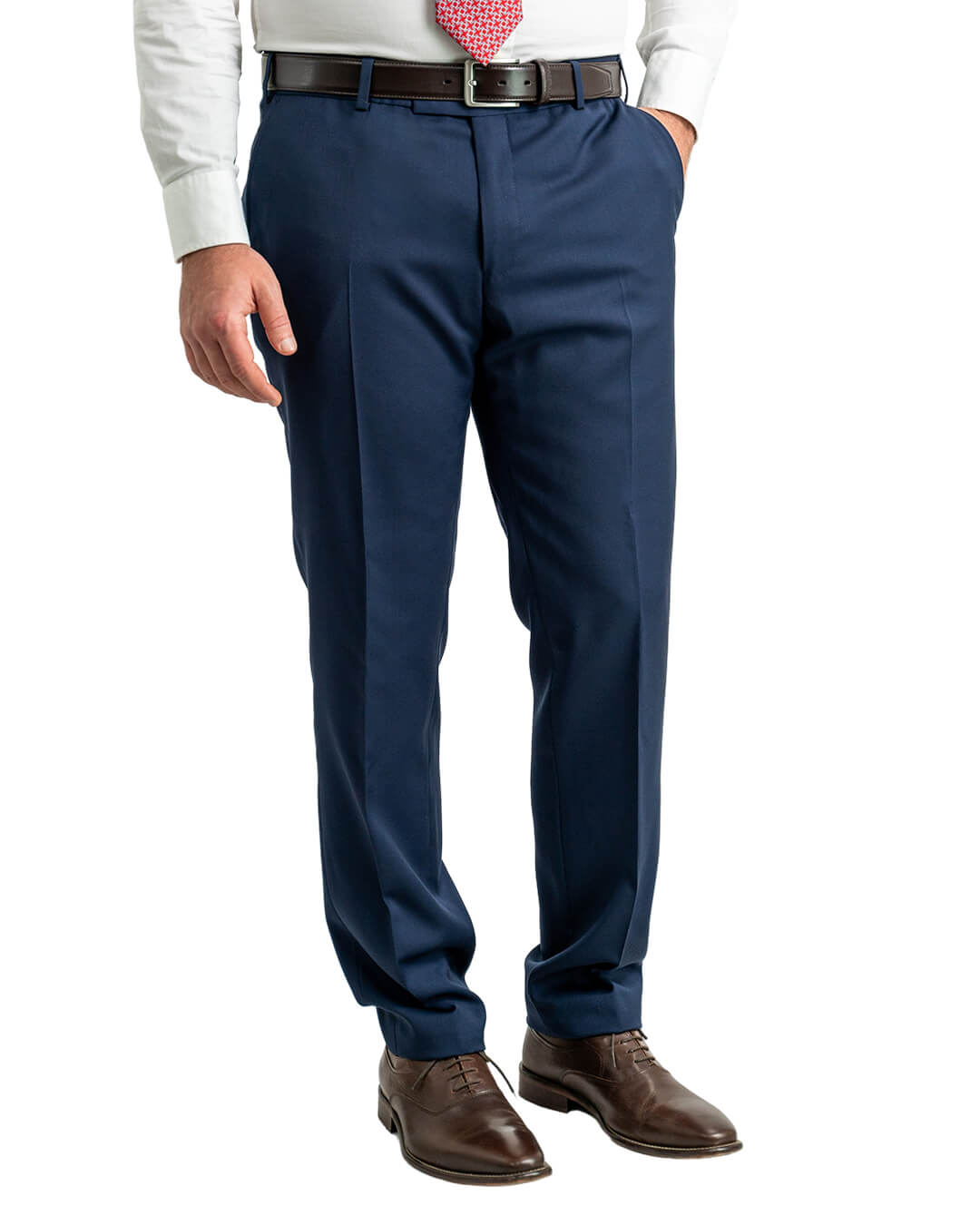 Navy Zignone Super 100s Twill Peak Lapel Suit