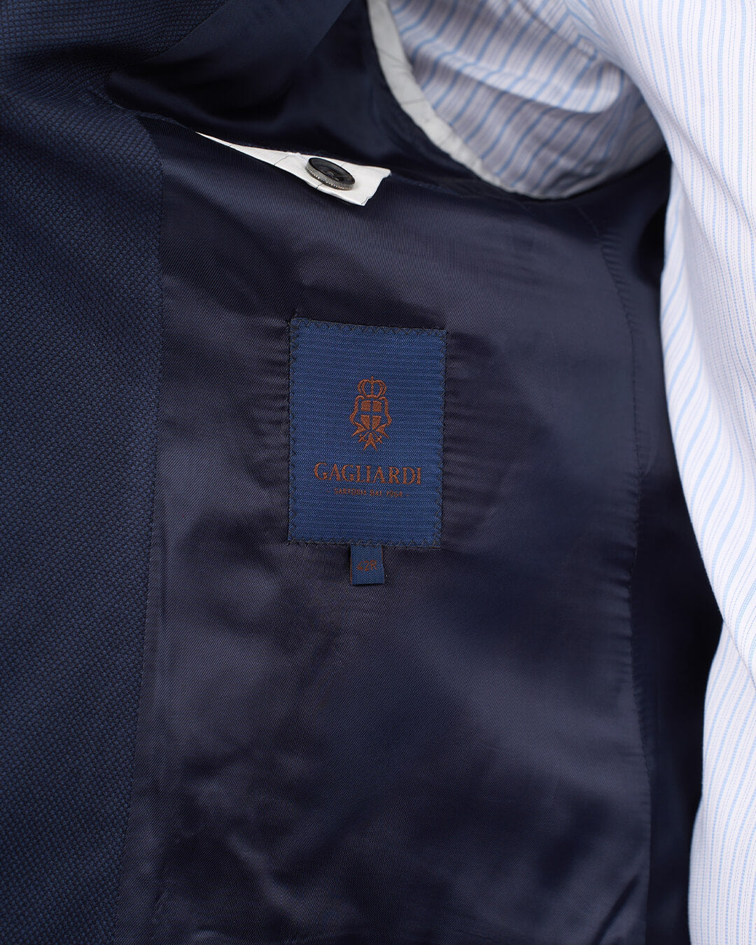 Gagliardi Navy Birdseye Suit