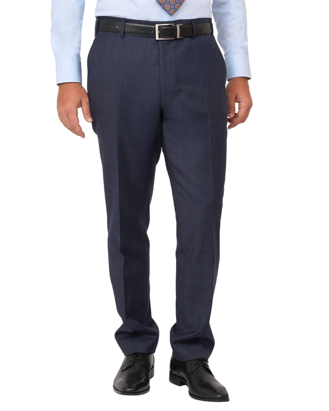 Gagliardi Blue Check Sharkskin Suit
