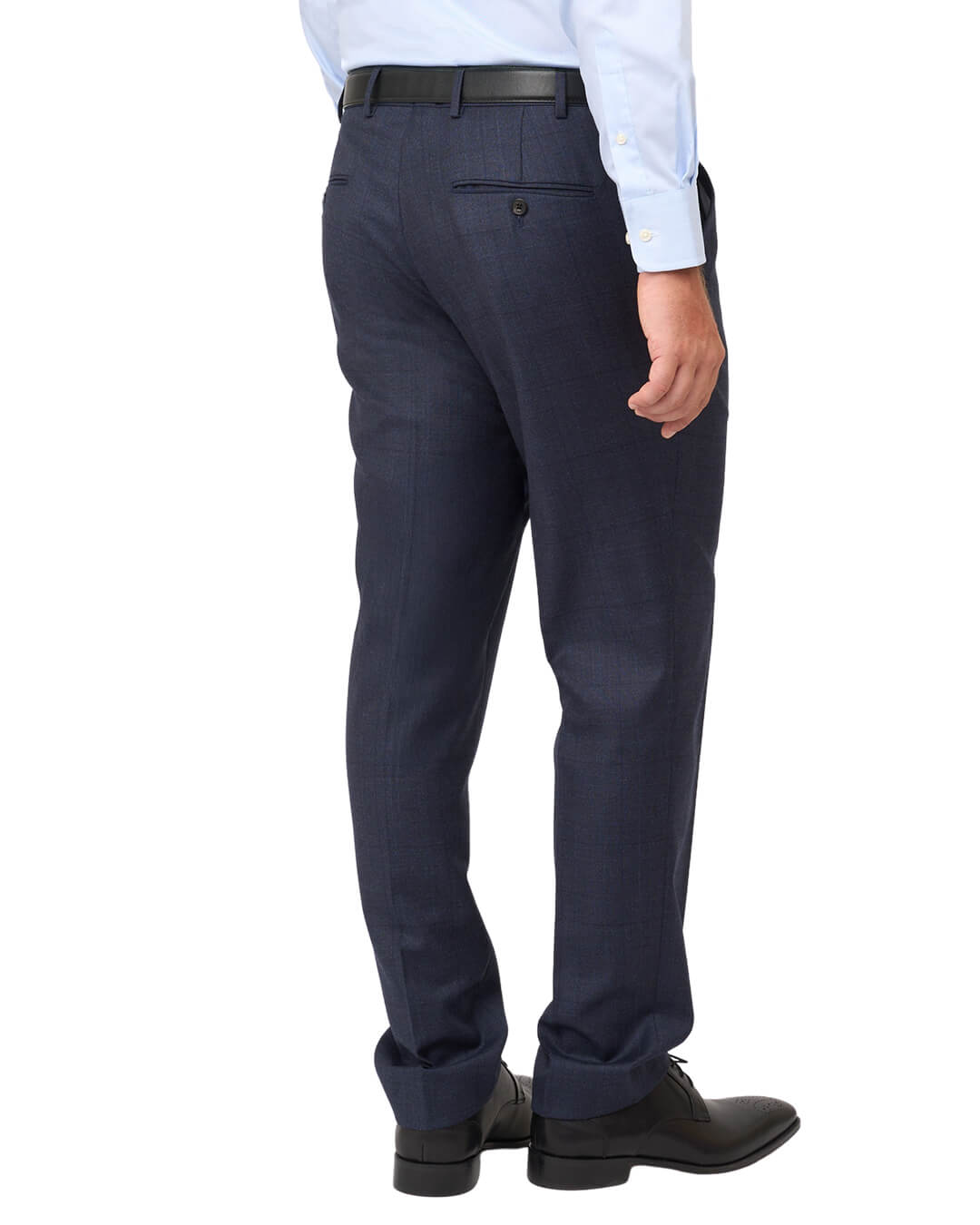 Gagliardi Blue Check Sharkskin Suit