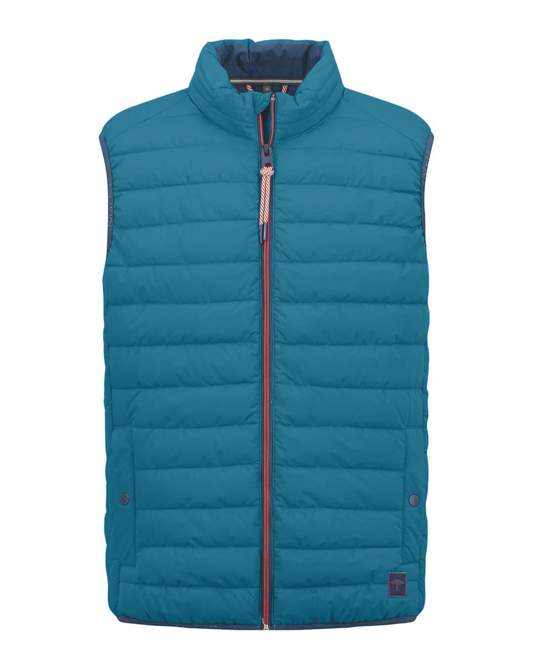 Fynch-Hatton Gilets Basic Light Weight Vest Dark Teal F624 AW24 New  14142601F624