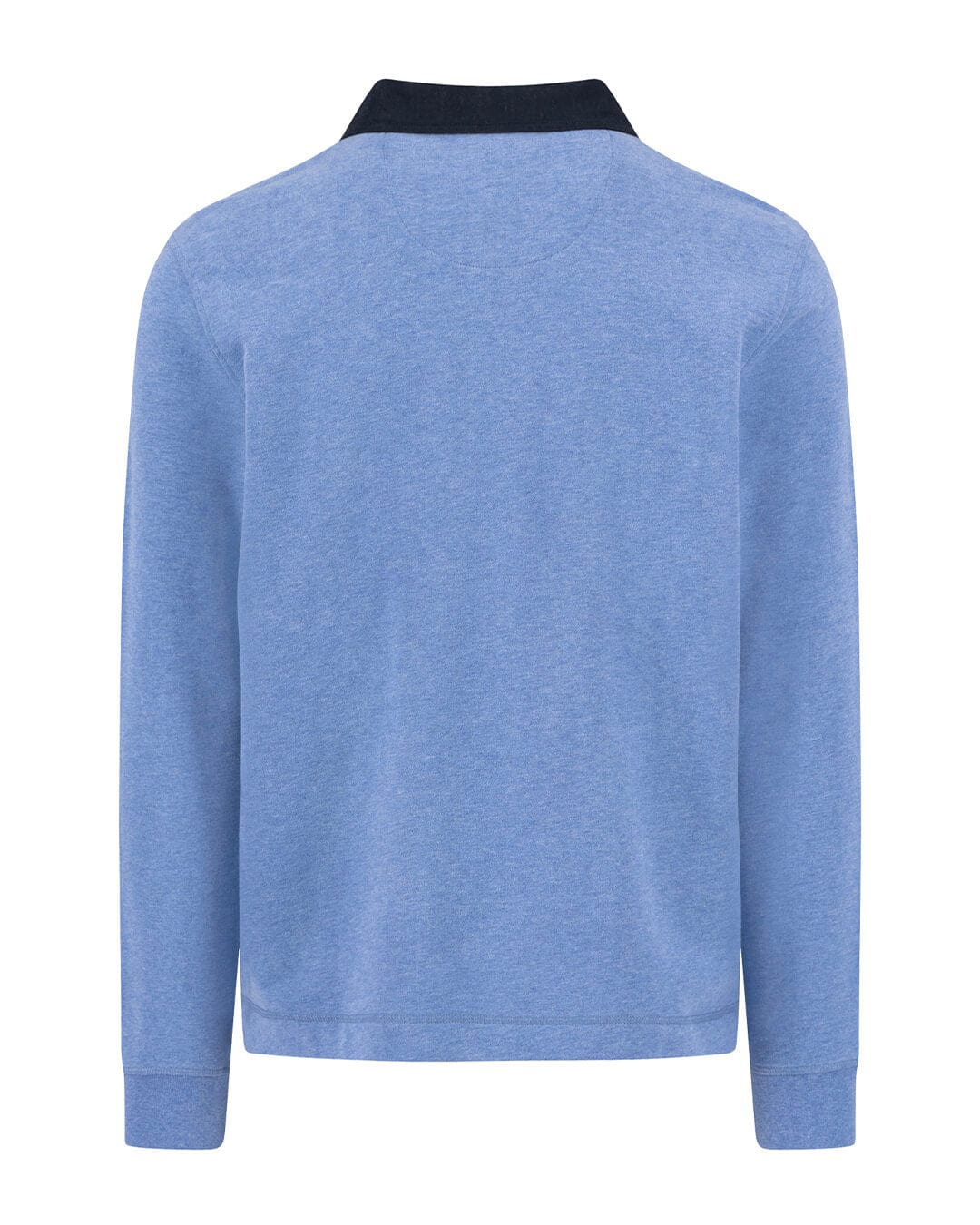 Fynch-Hatton Jumpers Fynch-Hatton Blue Sweat Rugby Solid Shirt