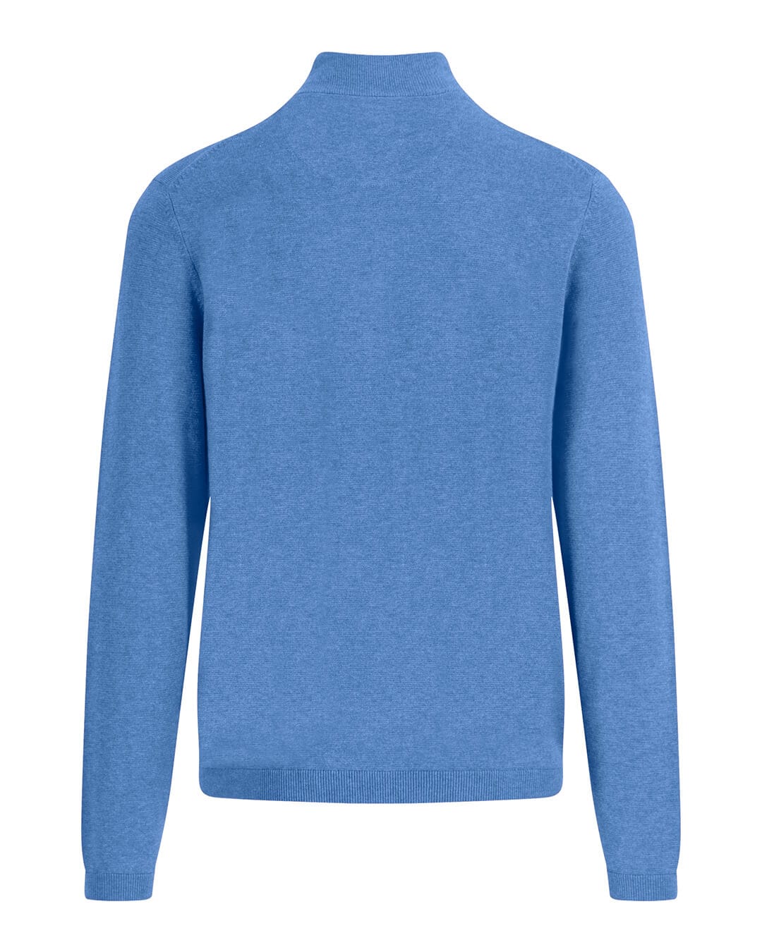 Fynch-Hatton Jumpers Fynch-Hatton Blue Troyer Zip Air Cotton Jumper