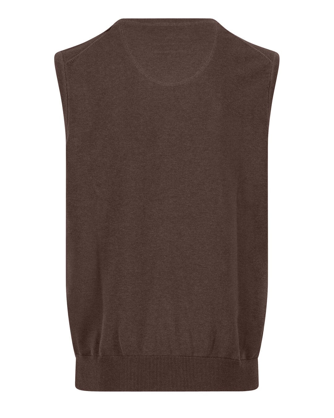 Fynch-Hatton Jumpers Fynch-Hatton Brown Slipover Superfine Sweater