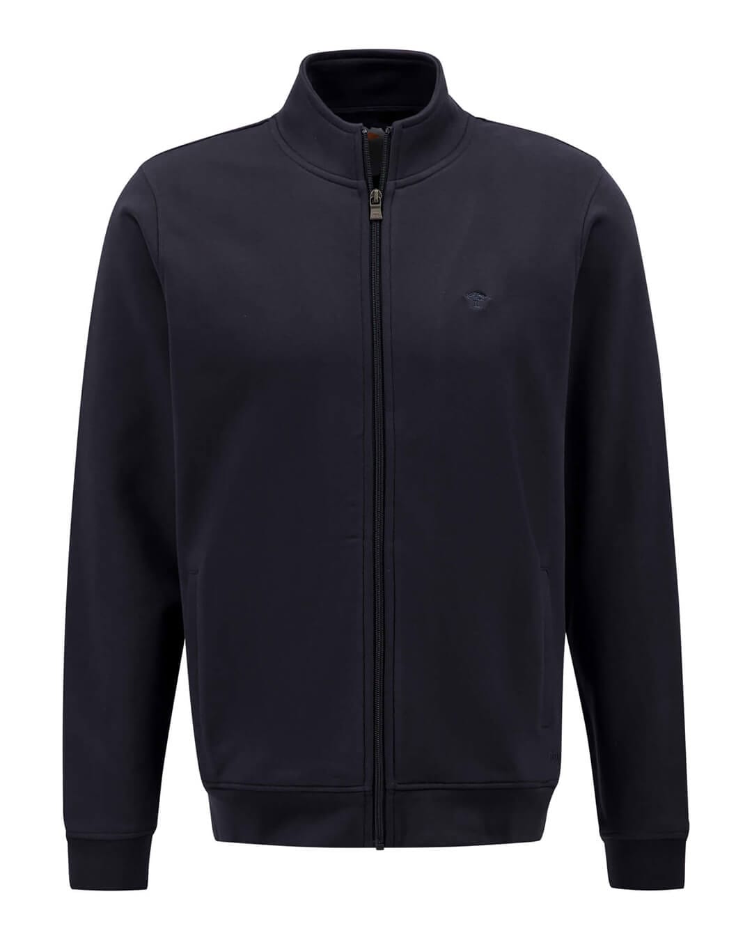 Fynch-Hatton Jumpers Fynch-Hatton Cmia Navy Classic Cardigan