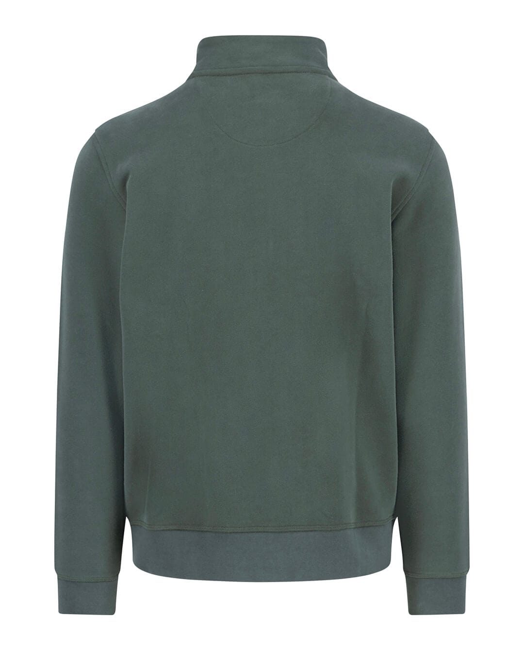 Fynch-Hatton Jumpers Fynch-Hatton Green Sweat Stand-Up Cardigan