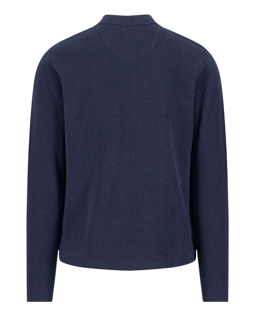 Fynch-Hatton Jumpers Fynch-Hatton Navy Hybrid Cardigan Nylon Jumper