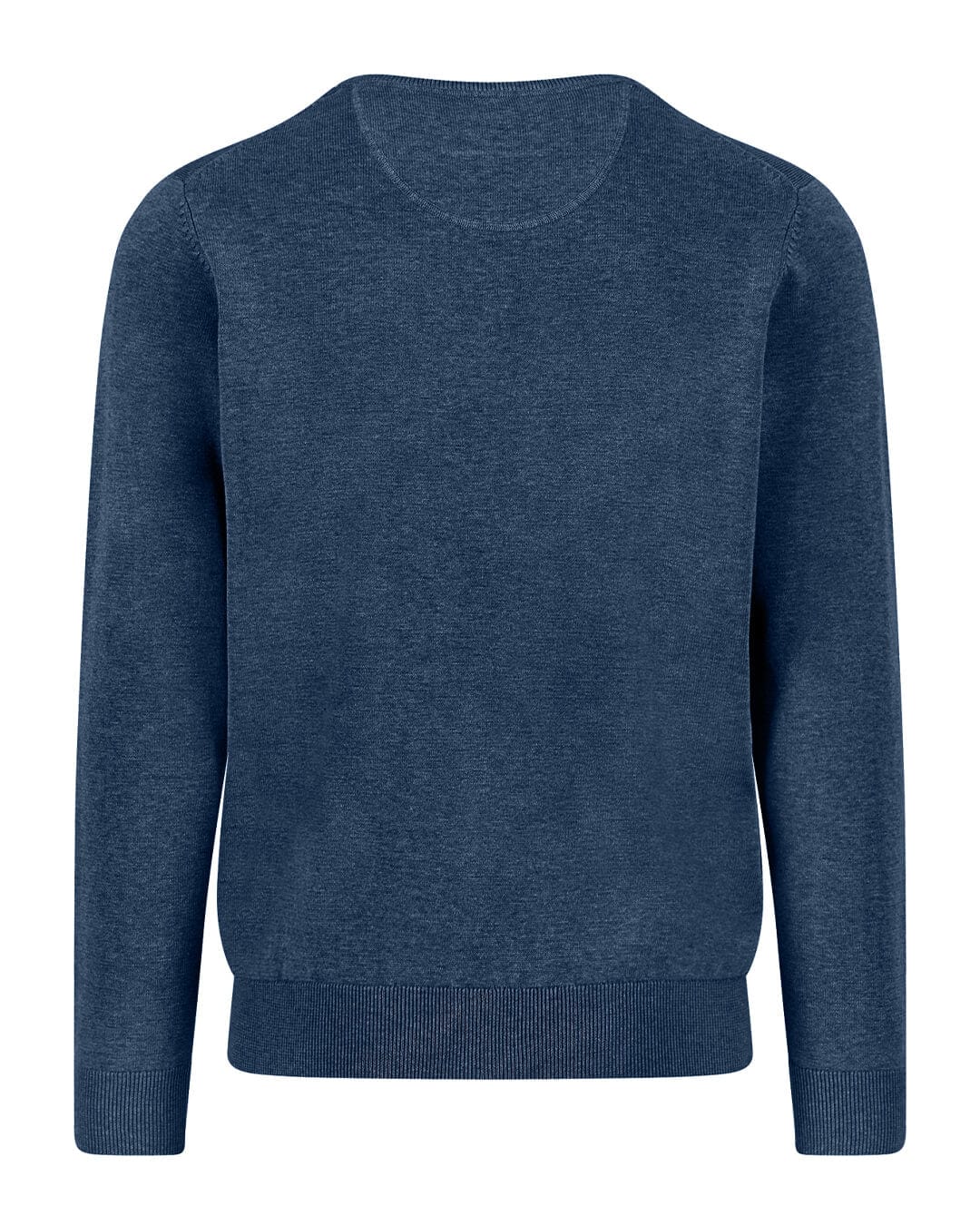 Fynch-Hatton Jumpers Fynch-Hatton Navy O-Neck Superfine Sweater