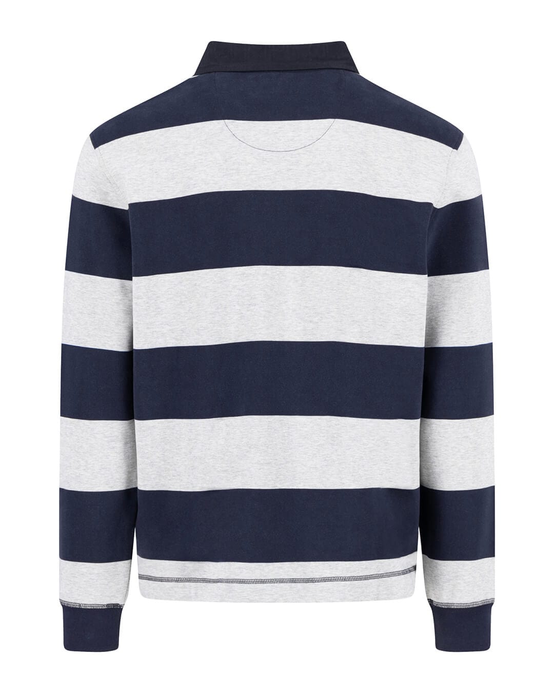 Fynch-Hatton Jumpers Fynch-Hatton Navy Sweat Rugby Striped Shirt