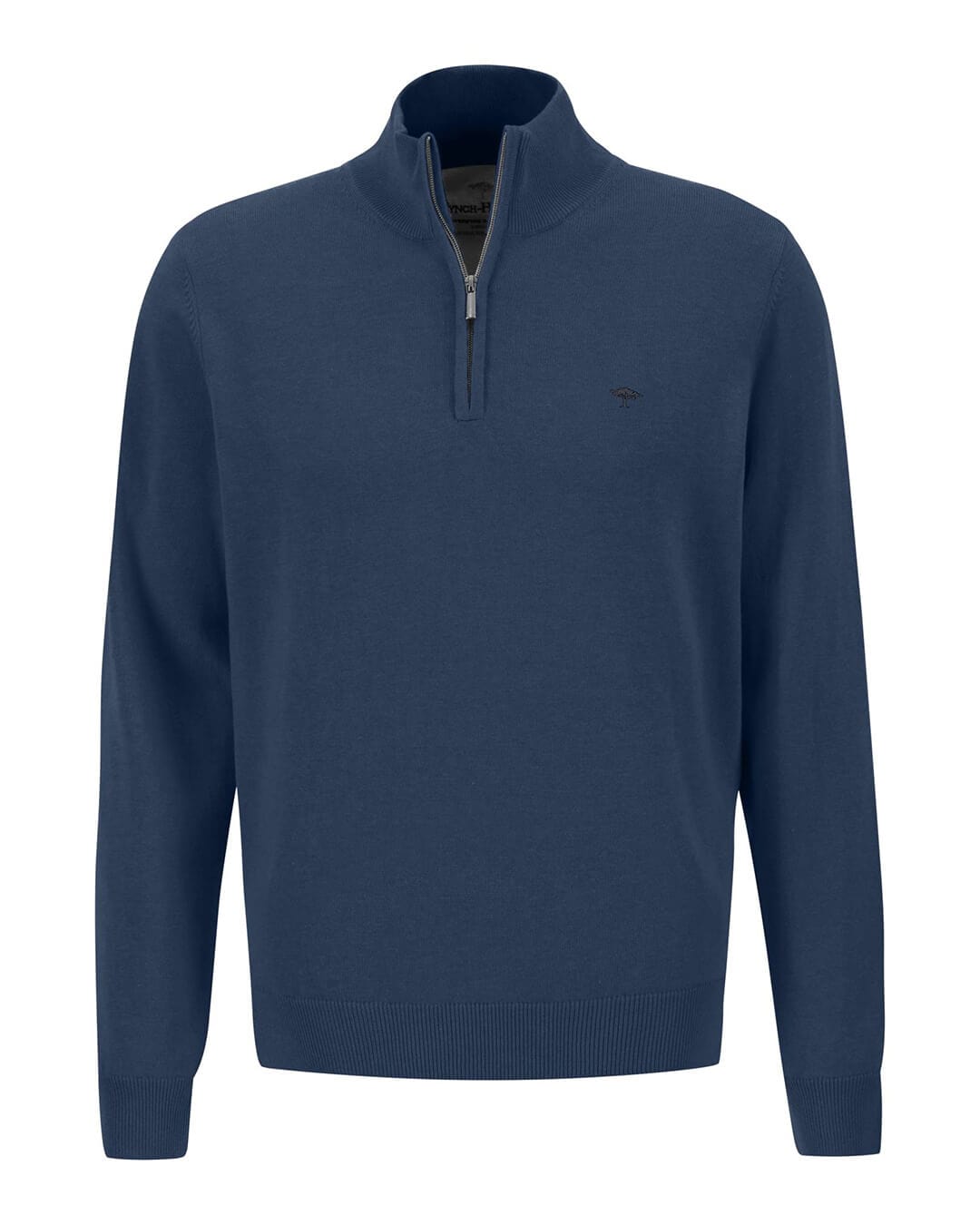 Fynch-Hatton Jumpers Fynch-Hatton Navy Zip Up Jumper