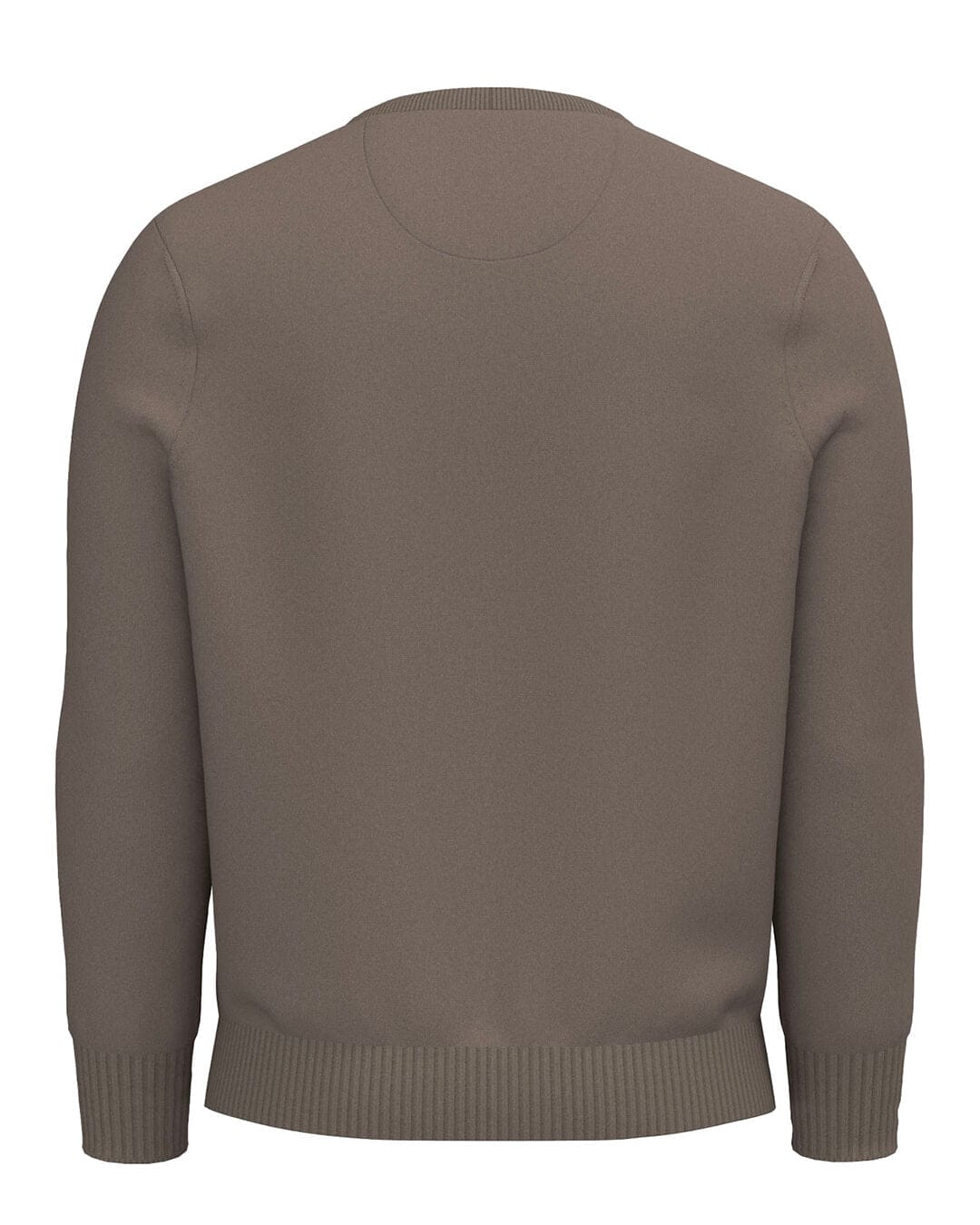 Fynch-Hatton Jumpers Fynch-Hatton Taupe O-Neck Cashmere Sweater