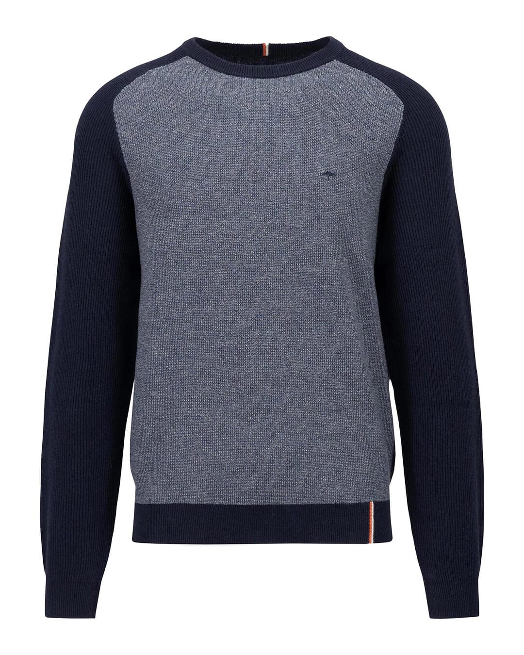 Fynch-Hatton Jumpers O-Neck Colourblock Navy F690 AW24 New  1408613F690