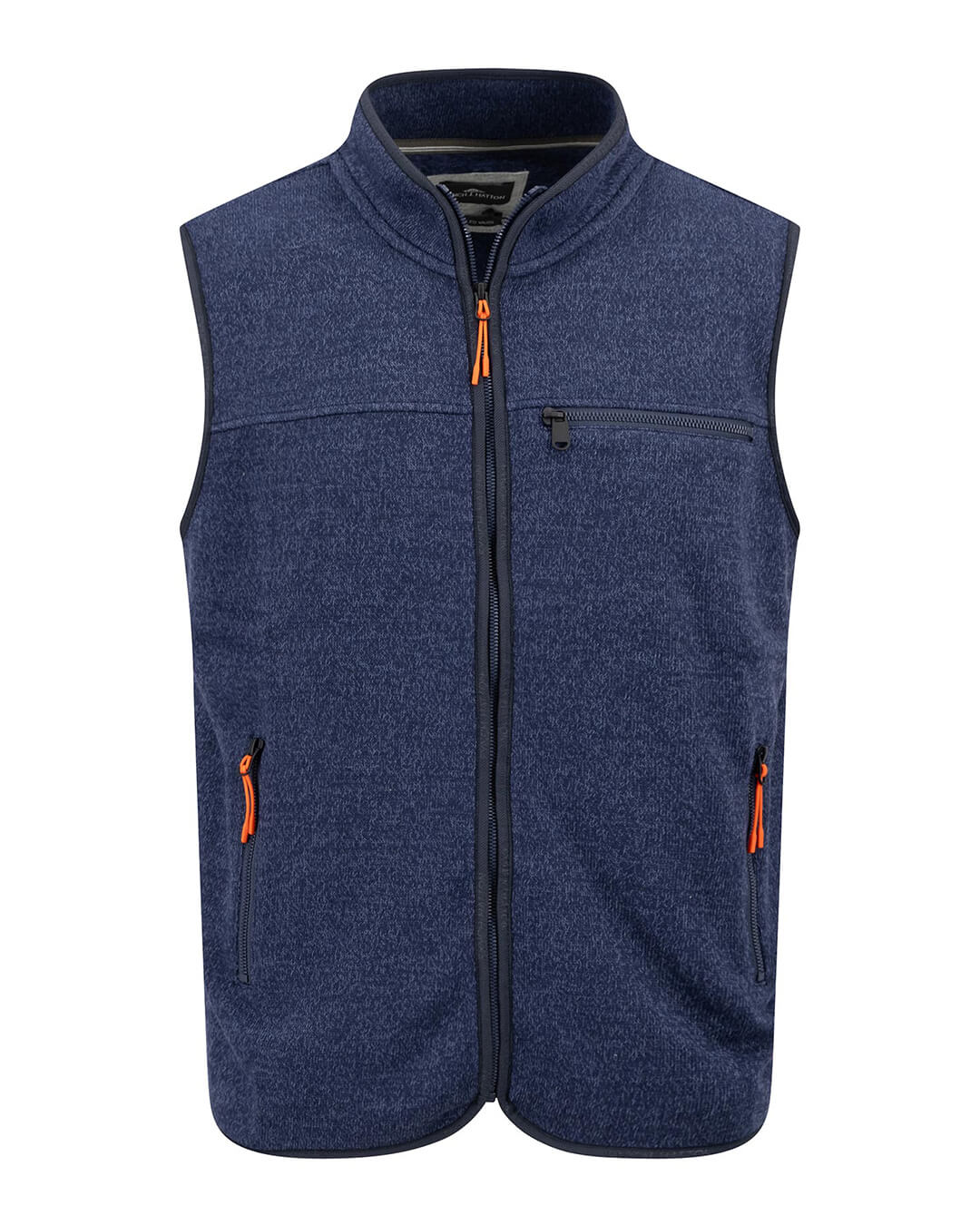 Fynch-Hatton Jumpers Polar Fleece Vest Navy F690 AW24 New  14104011F690