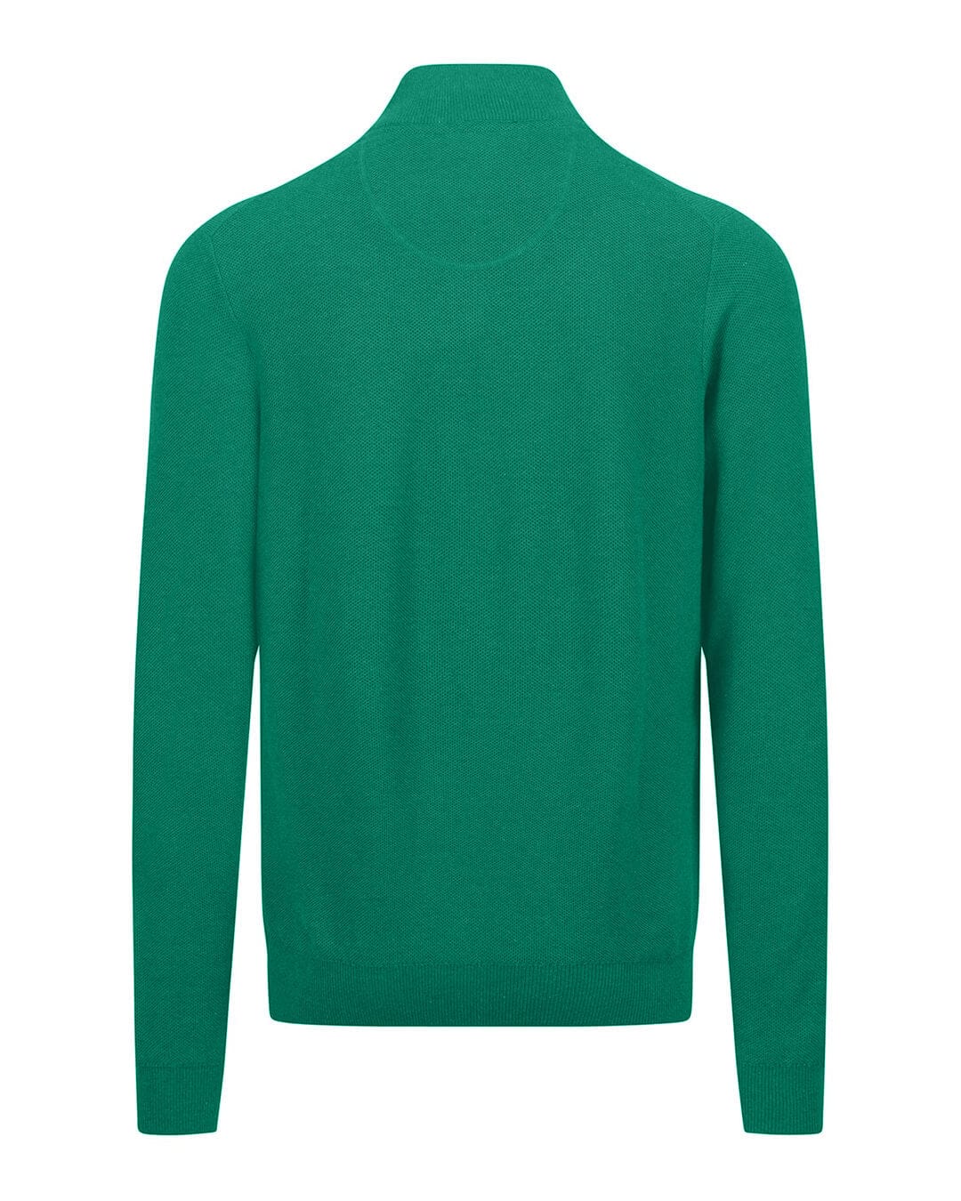 Fynch-Hatton Jumpers Troyer-Zip Structure Grass Green F721 AW24 New  1414222F721