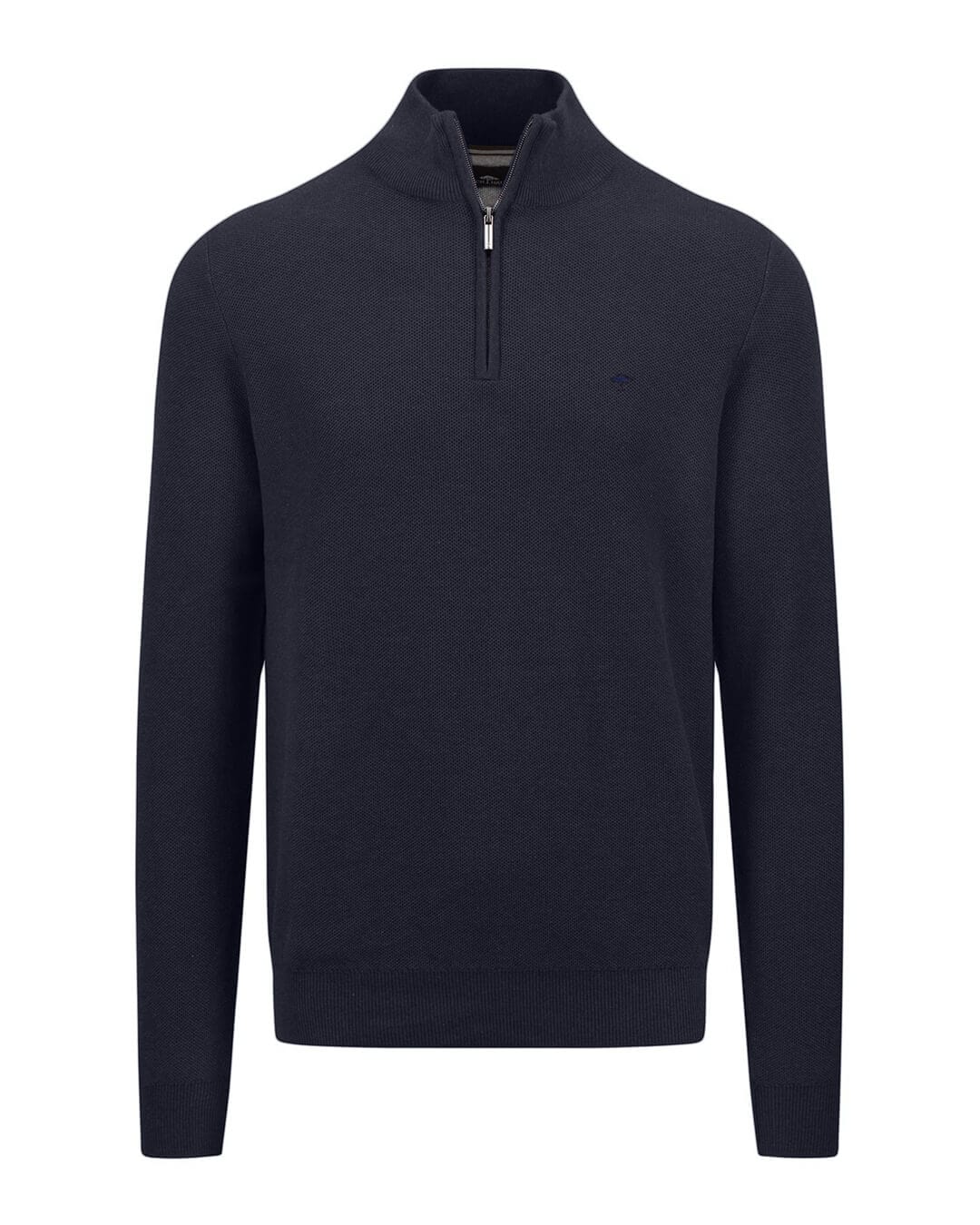 Fynch-Hatton Jumpers Troyer-Zip Structure Navy F690 AW24 New  1414222F690