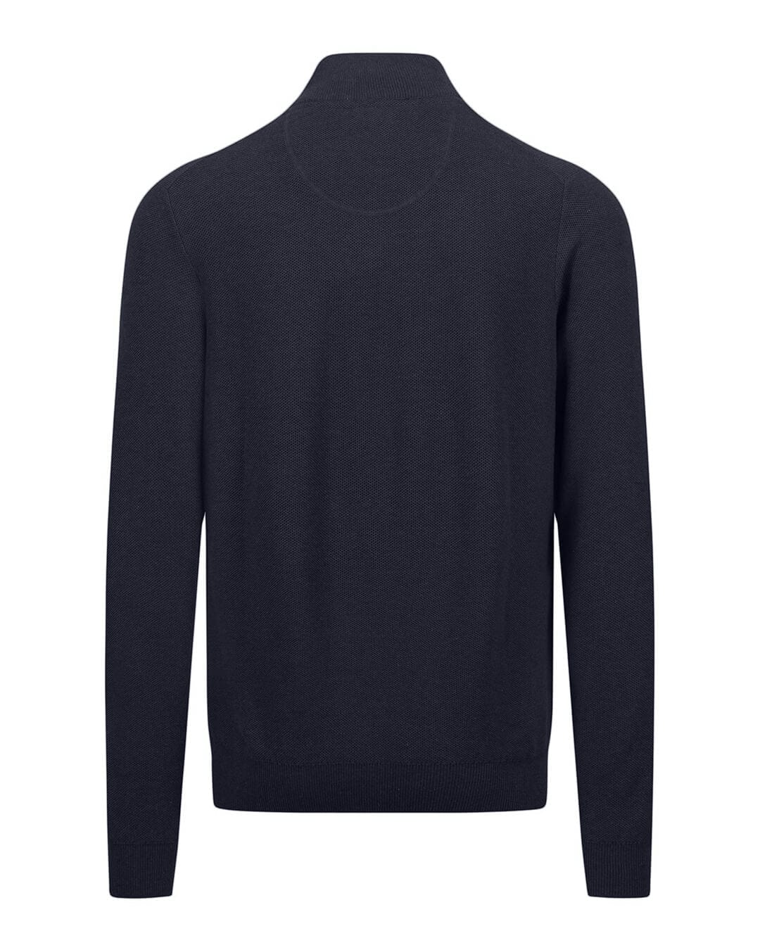 Fynch-Hatton Jumpers Troyer-Zip Structure Navy F690 AW24 New  1414222F690